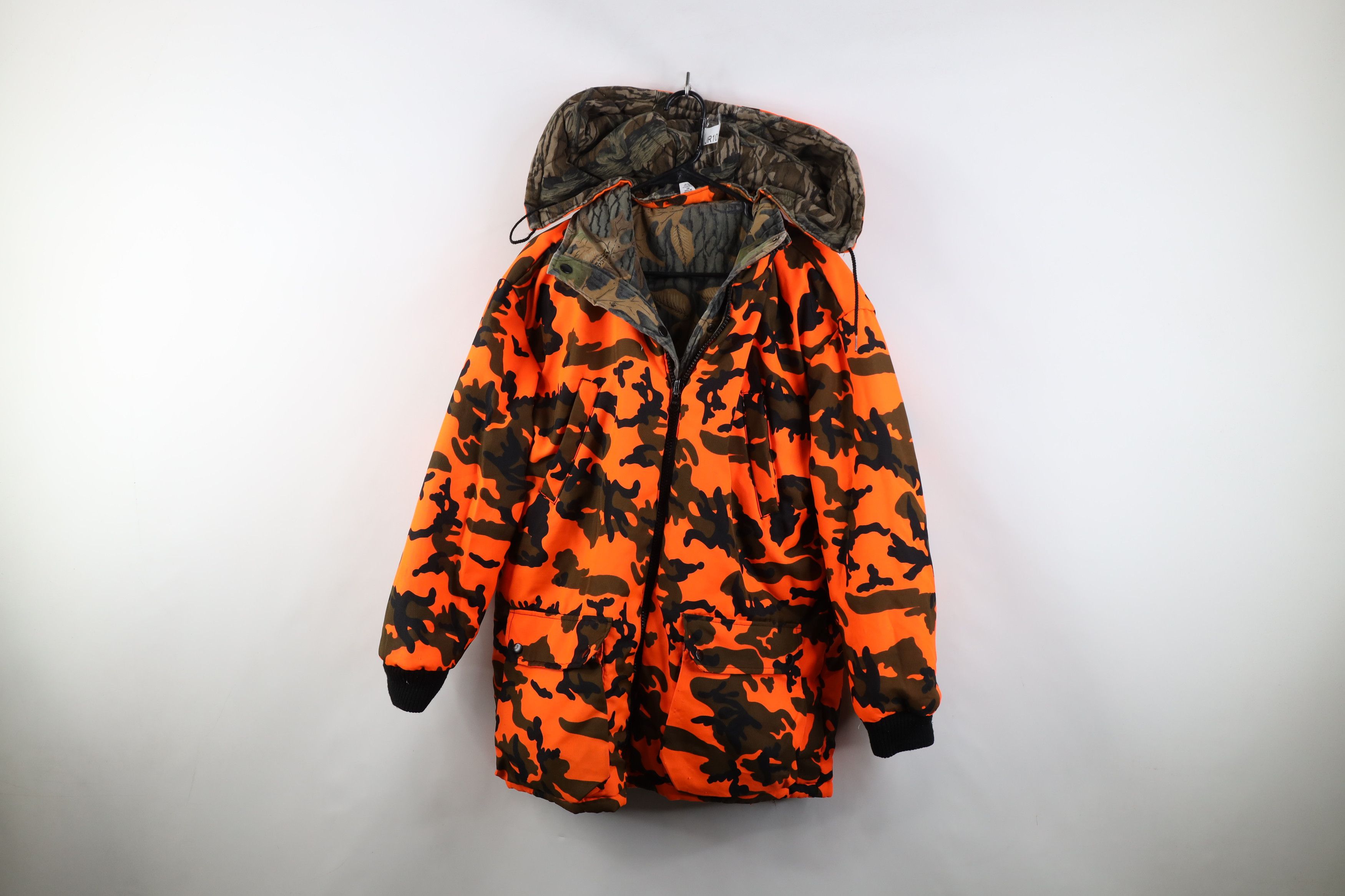 Vintage Vintage 90s Streetwear Reversible Camouflage Parka Jacket Size US L / EU 52-54 / 3 - 12 Thumbnail