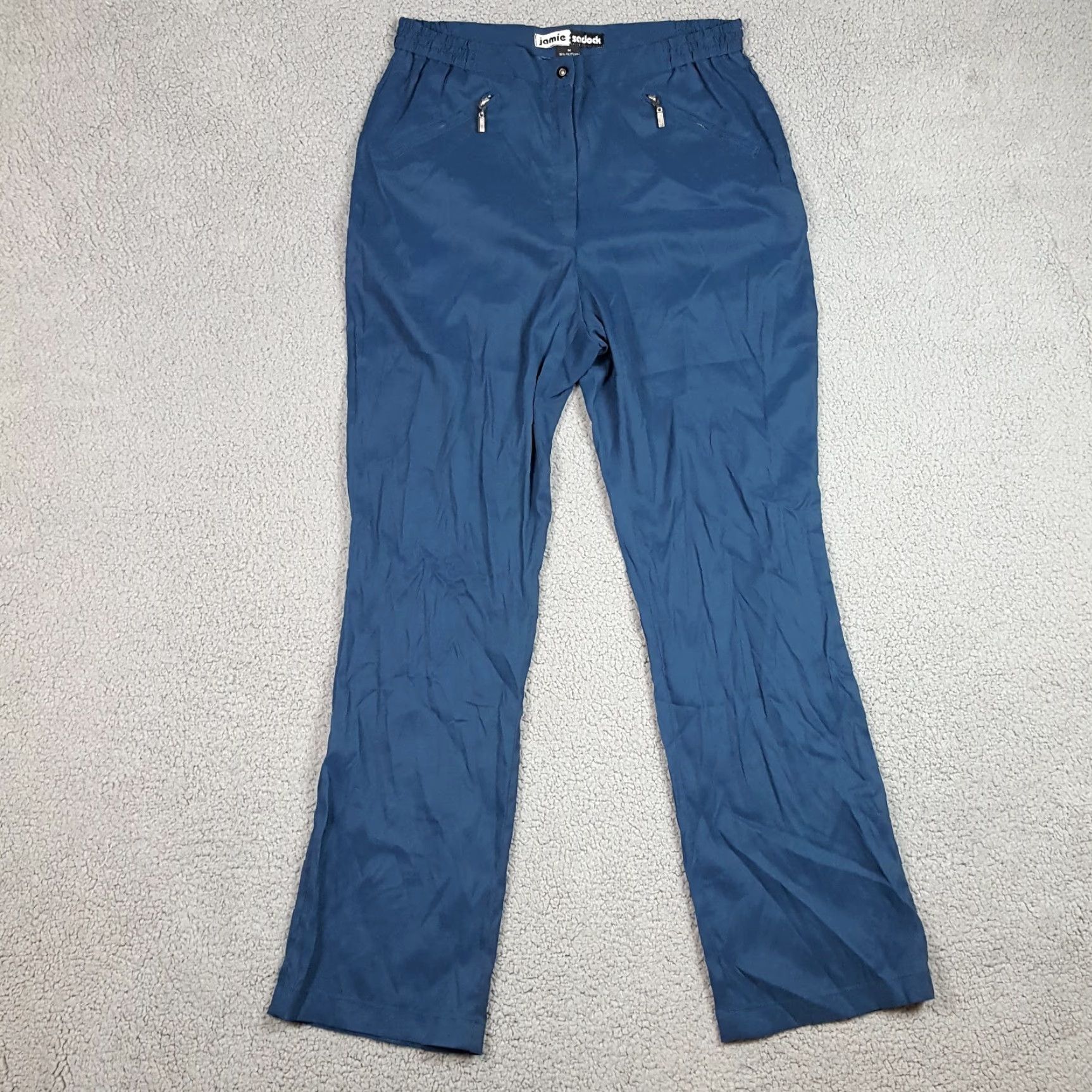 Vintage Y2K Tech Zipper Pocket Track Suit Women's Medium Retro 2 Piece Windbreaker Pants Size 32" / US 10 / IT 46 - 6 Thumbnail