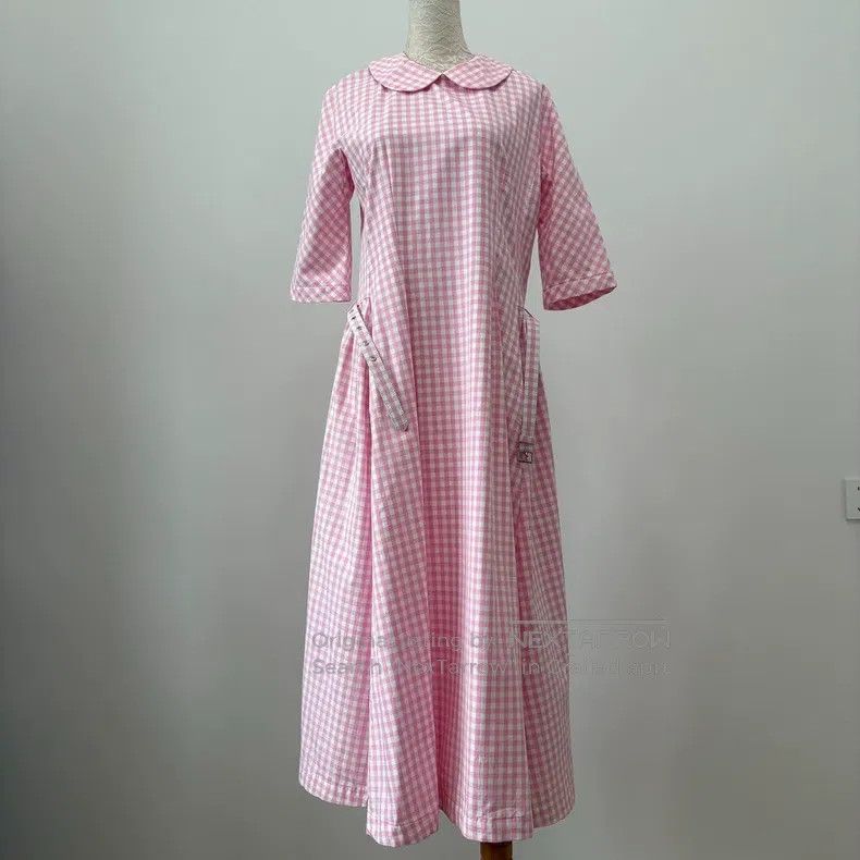 Comme des Garcons Comme Des Garcons Retro pink and white plaid stand collar Size S / US 4 / IT 40 - 1 Thumbnail