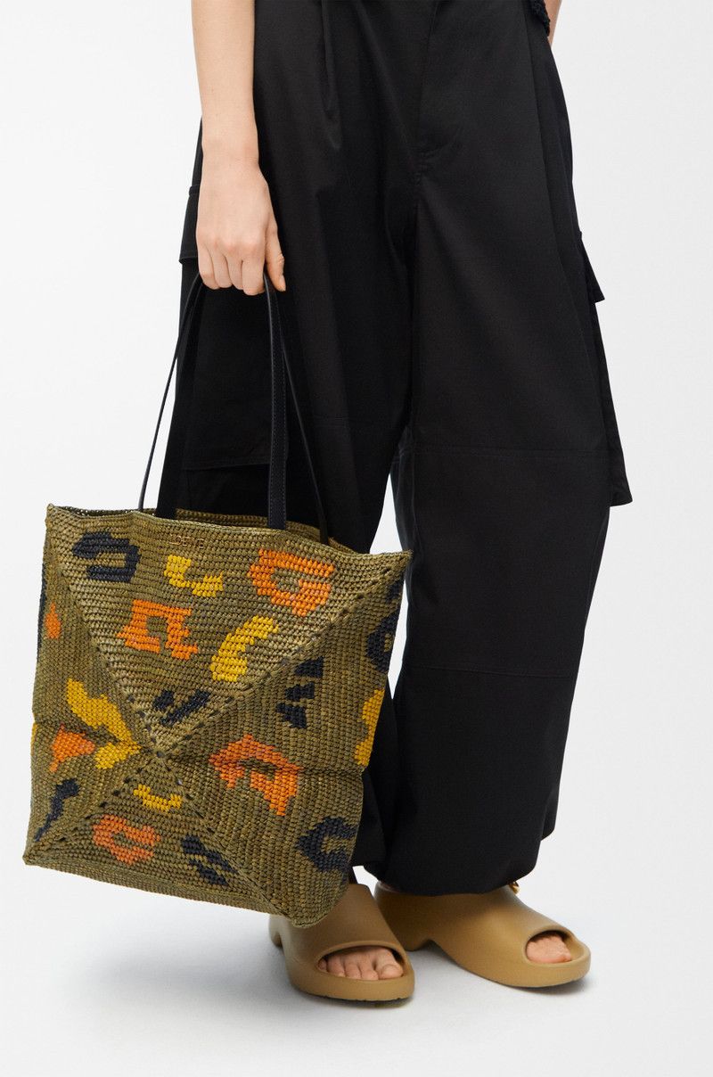 Loewe o1in1g0426 Size: OS/ Large Puzzle Fold Tote Bag Multicolor Size ONE SIZE - 2 Thumbnail