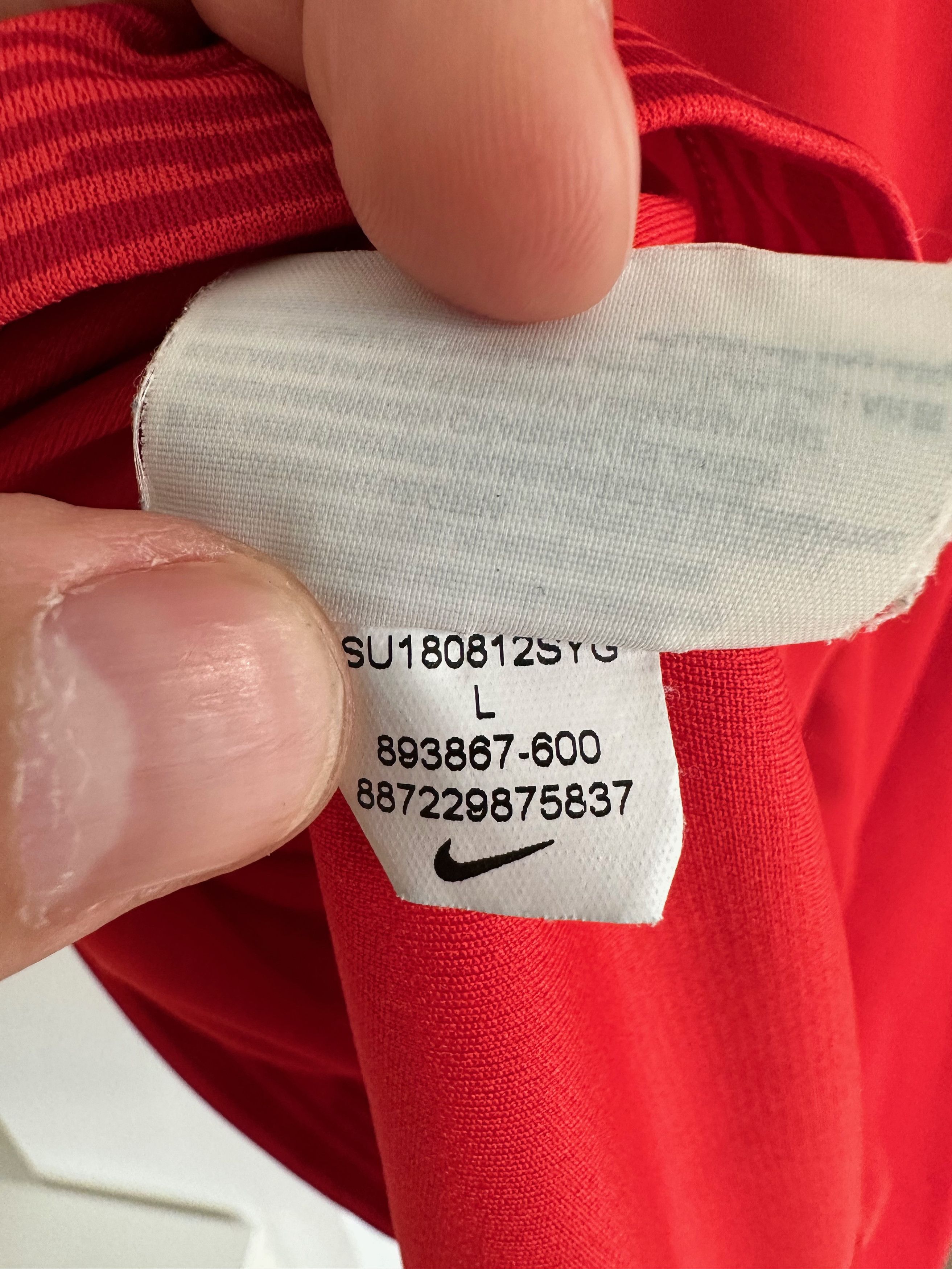 Nike NIKE ENGLAND 2018 AWAY SHIRT FOOTBALL SOCCER JERSEY Size US L / EU 52-54 / 3 - 10 Thumbnail