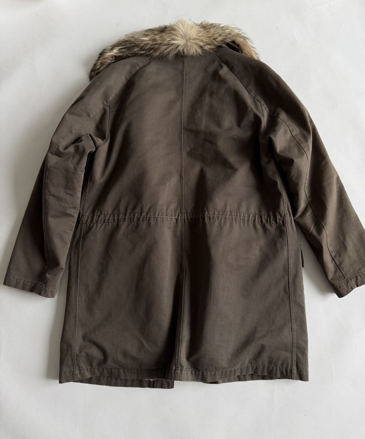 Yves Salomon Iconic Coyote & Rabbit Fur Parka Size US M / EU 48-50 / 2 - 6 Thumbnail