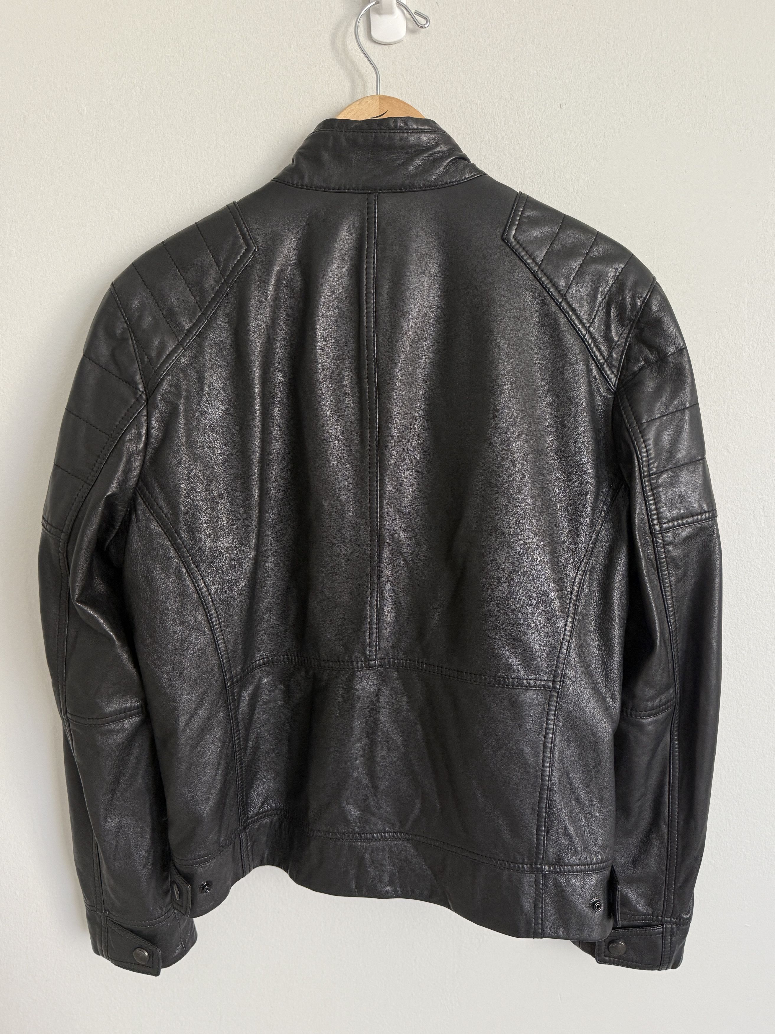 Joop! JOOP JEANS BOMBER LAMB SCOTT LIMA S LEATHER JACKET SIZE 48 L Size US M / EU 48-50 / 2 - 2 Thumbnail