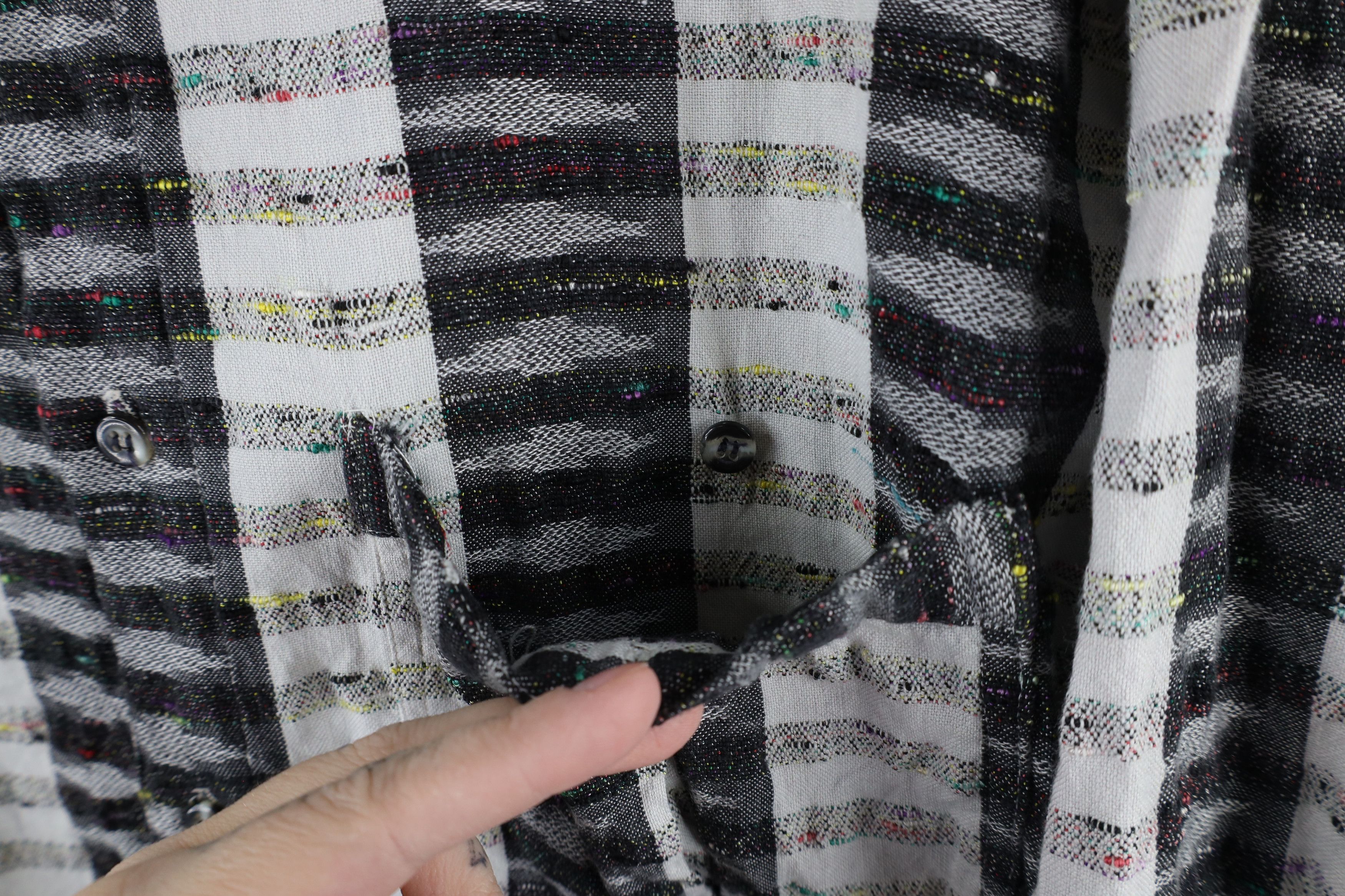 Vintage Vintage 90s Streetwear Rainbow Atomic Fleck Button Shirt Size US L / EU 52-54 / 3 - 5 Thumbnail