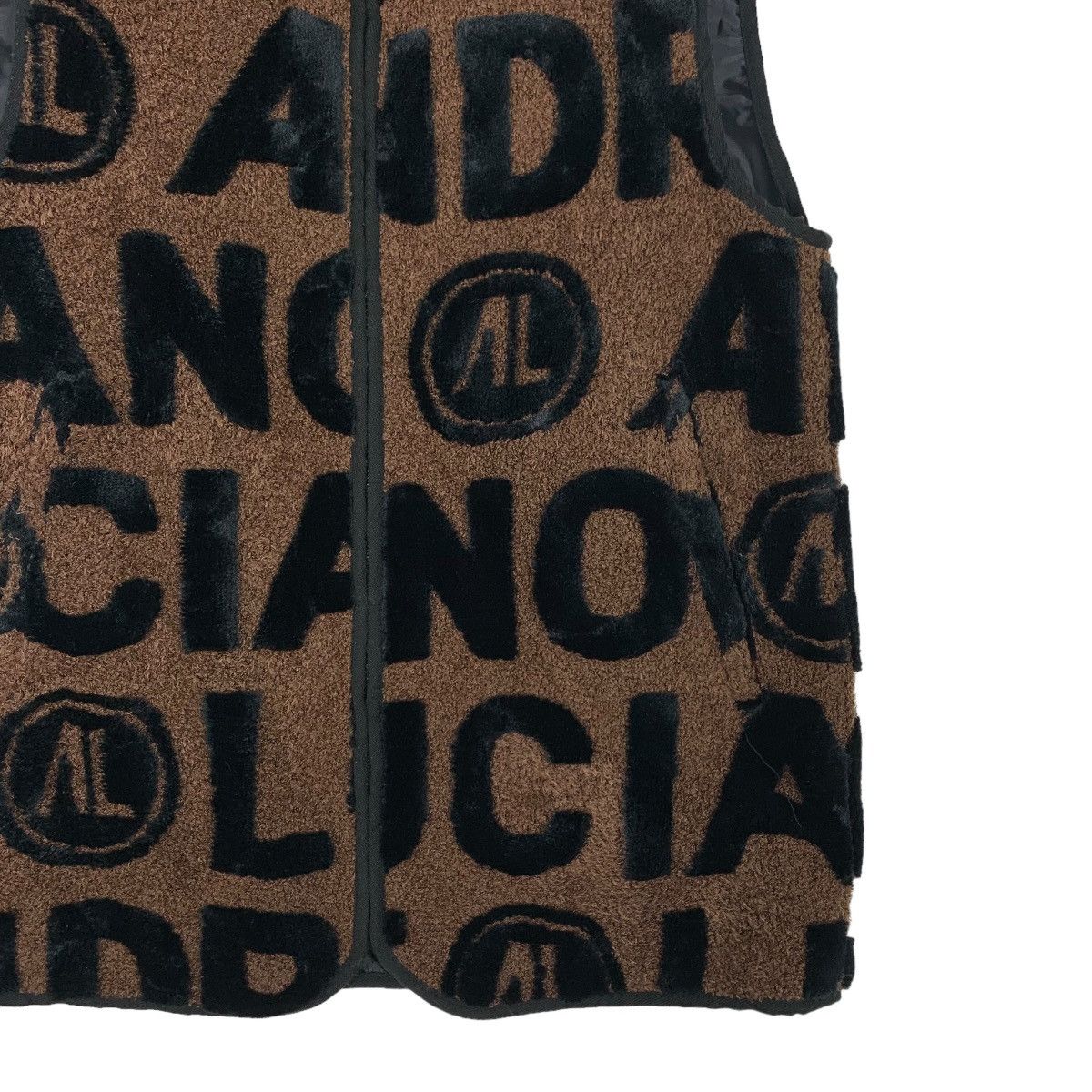 Andreluciano ANDRELUCIANO Big Logo Fleece Vest #0656-C30 Size US M / EU 48-50 / 2 - 4 Thumbnail