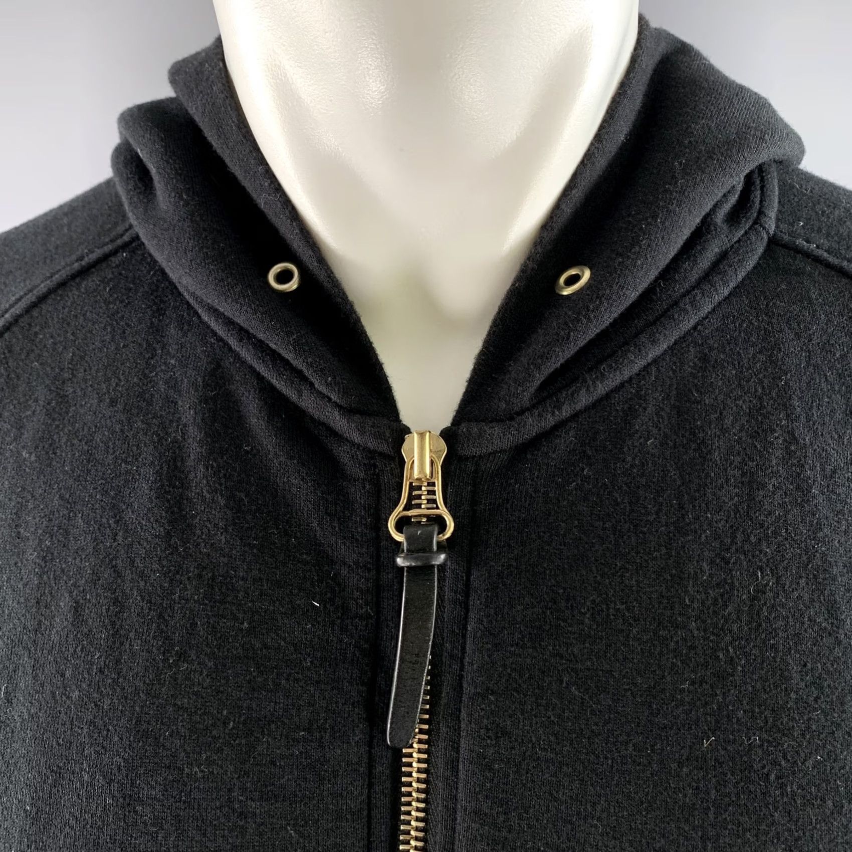Visvim VISVIM XL Black Zip Cotton Hoodie Jacket Mens Hoodie Size US XL / EU 56 / 4 - 2 Thumbnail