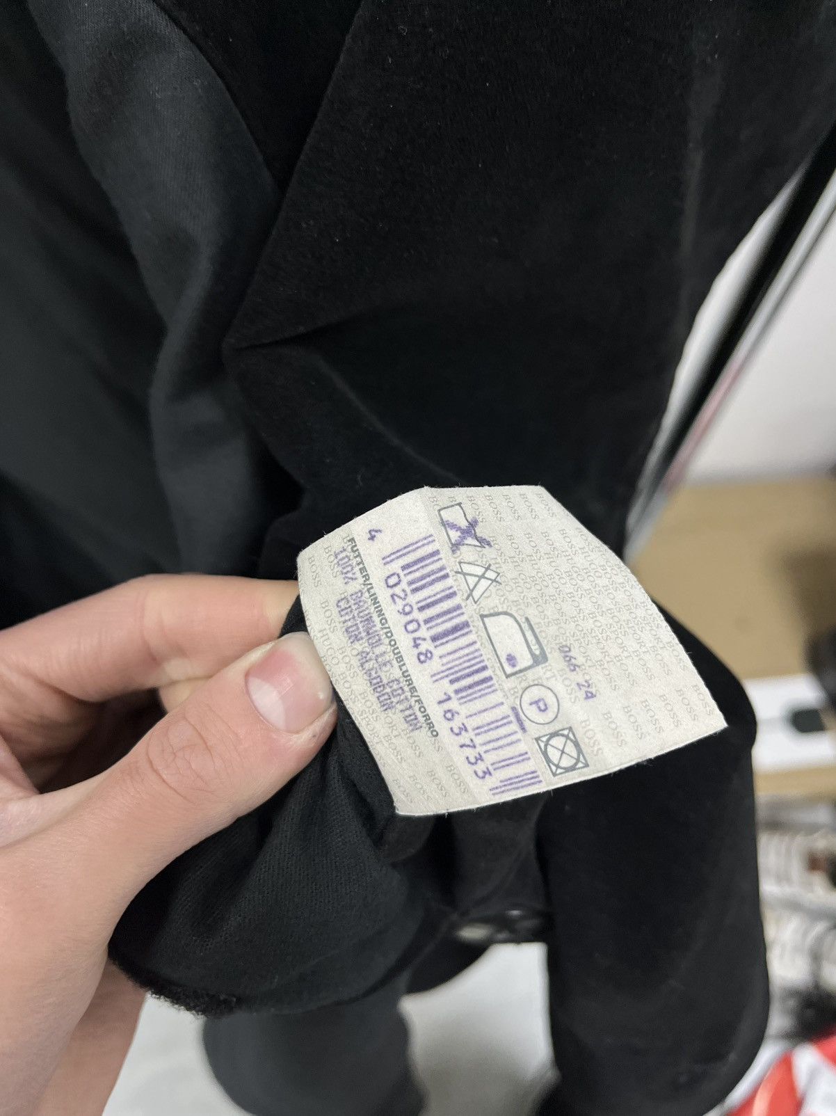Hugo Boss Vintage Hugo Boss Black Mantel Coat Cotton Trench Luxury Size US L / EU 52-54 / 3 - 13 Thumbnail