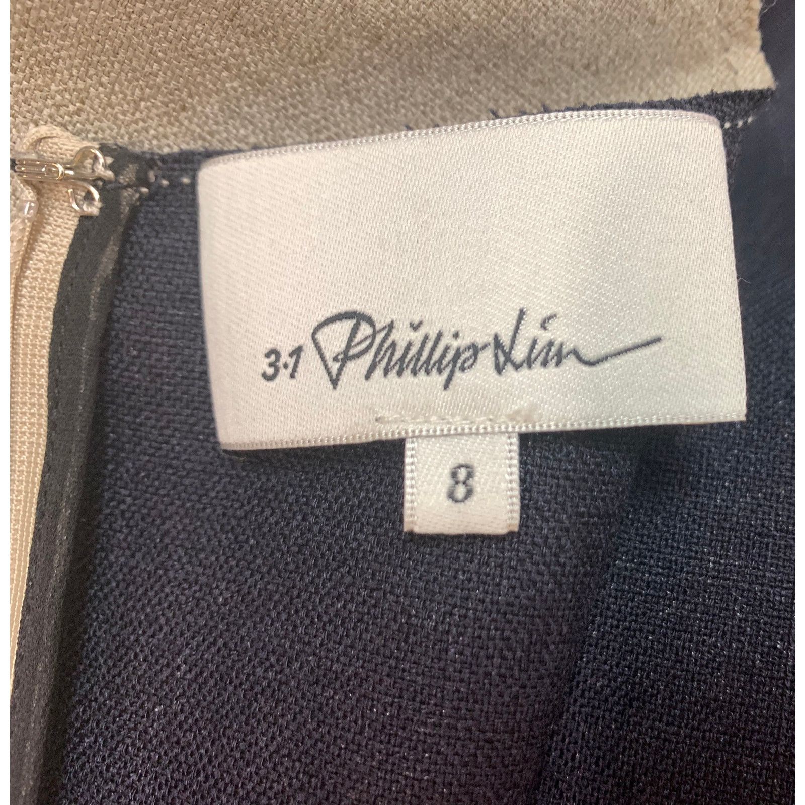 3.1 Phillip Lim 3.1 Phillip Lim Neutral Sleeveless Shift Dress w Flounce Hem Size M / US 6-8 / IT 42-44 - 9 Thumbnail
