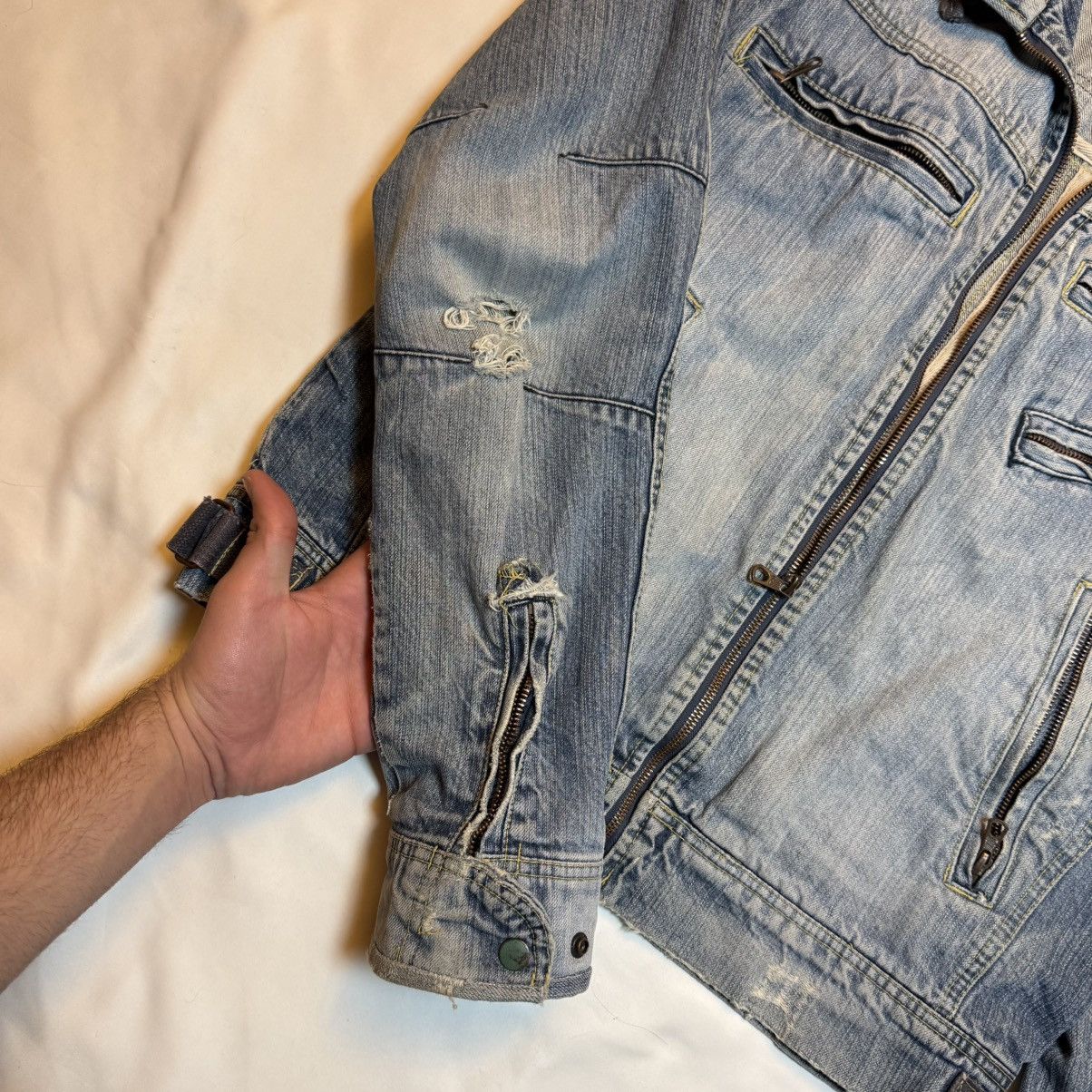 Jack & Jones Vintage Biker Denim Jacket Size US M / EU 48-50 / 2 - 4 Thumbnail