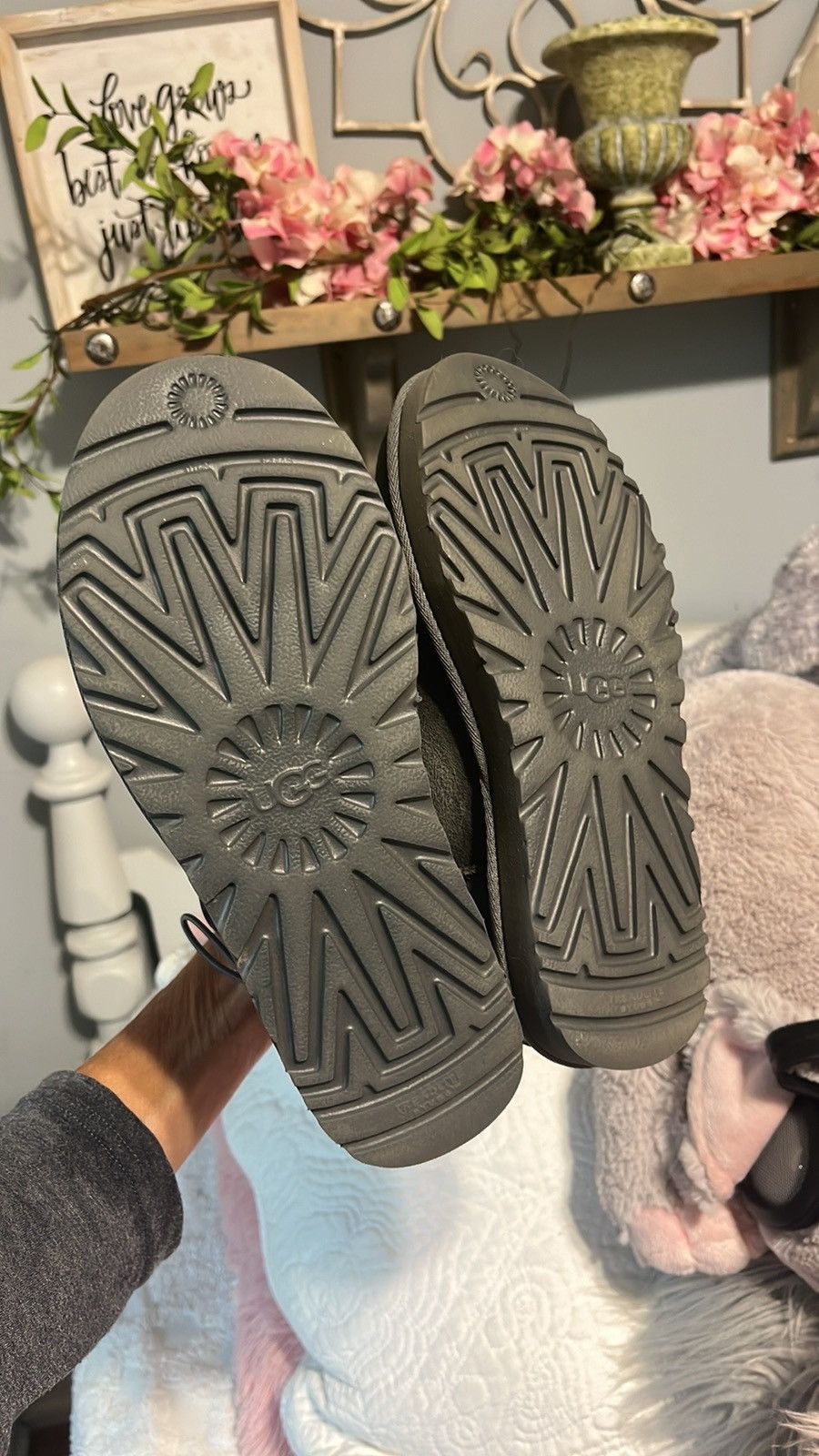 Ugg UGG Mini Bailey Button II Gray Boots New Size US 6 / IT 36 - 6 Thumbnail