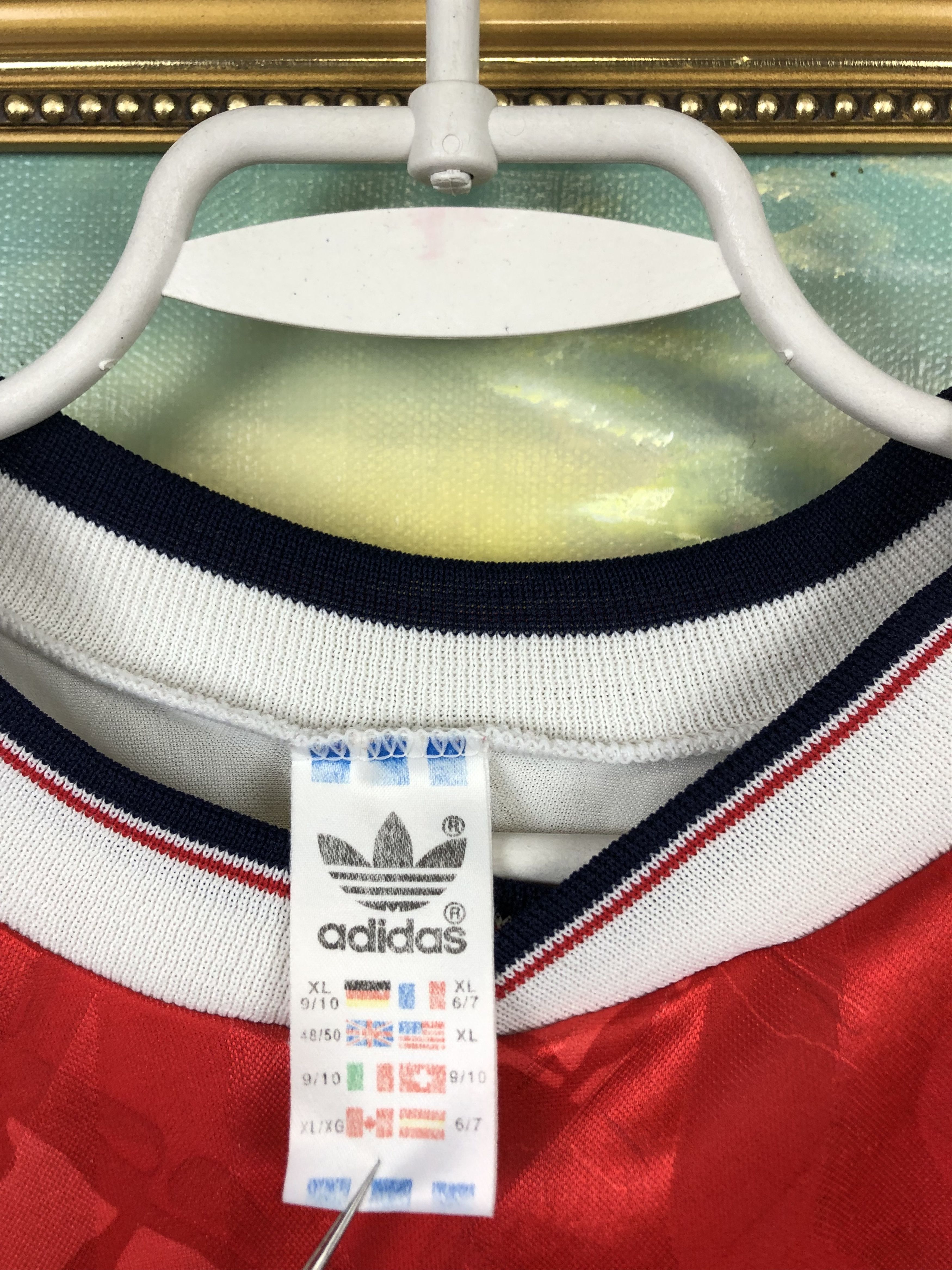 Adidas Vintage Arsenal Football Template Gunners Rare Jersey Long Size US XL / EU 56 / 4 - 8 Thumbnail