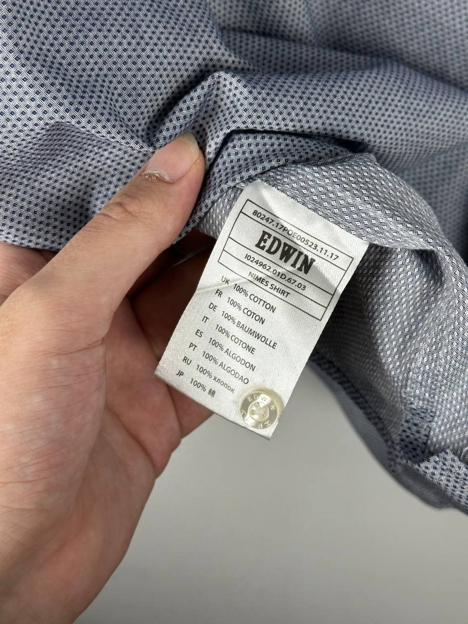 Edwin Edwin Nimes Short Sleeve Casual Shirt Size US XL / EU 56 / 4 - 14 Thumbnail