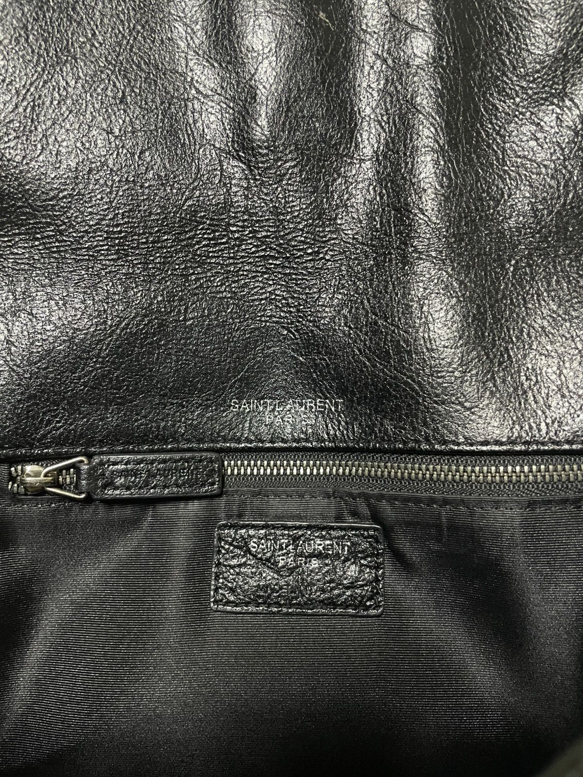 Yves Saint Laurent Rare 2000’s Saint Laurent Paris Niki Crinkle Shoulder Bag Size ONE SIZE - 21 Thumbnail