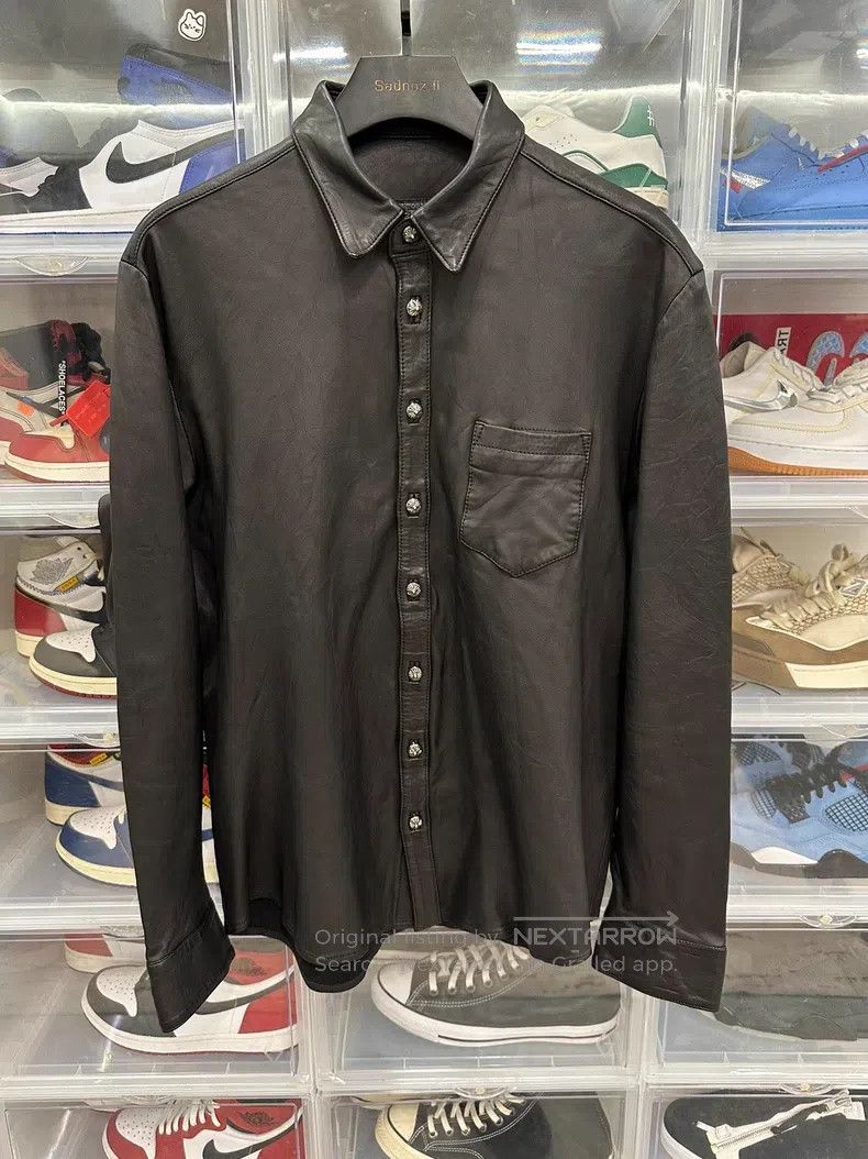 Chrome Hearts CHROME HEARTS Size L Basic full leather shirt Size US L / EU 52-54 / 3 - 1 Thumbnail