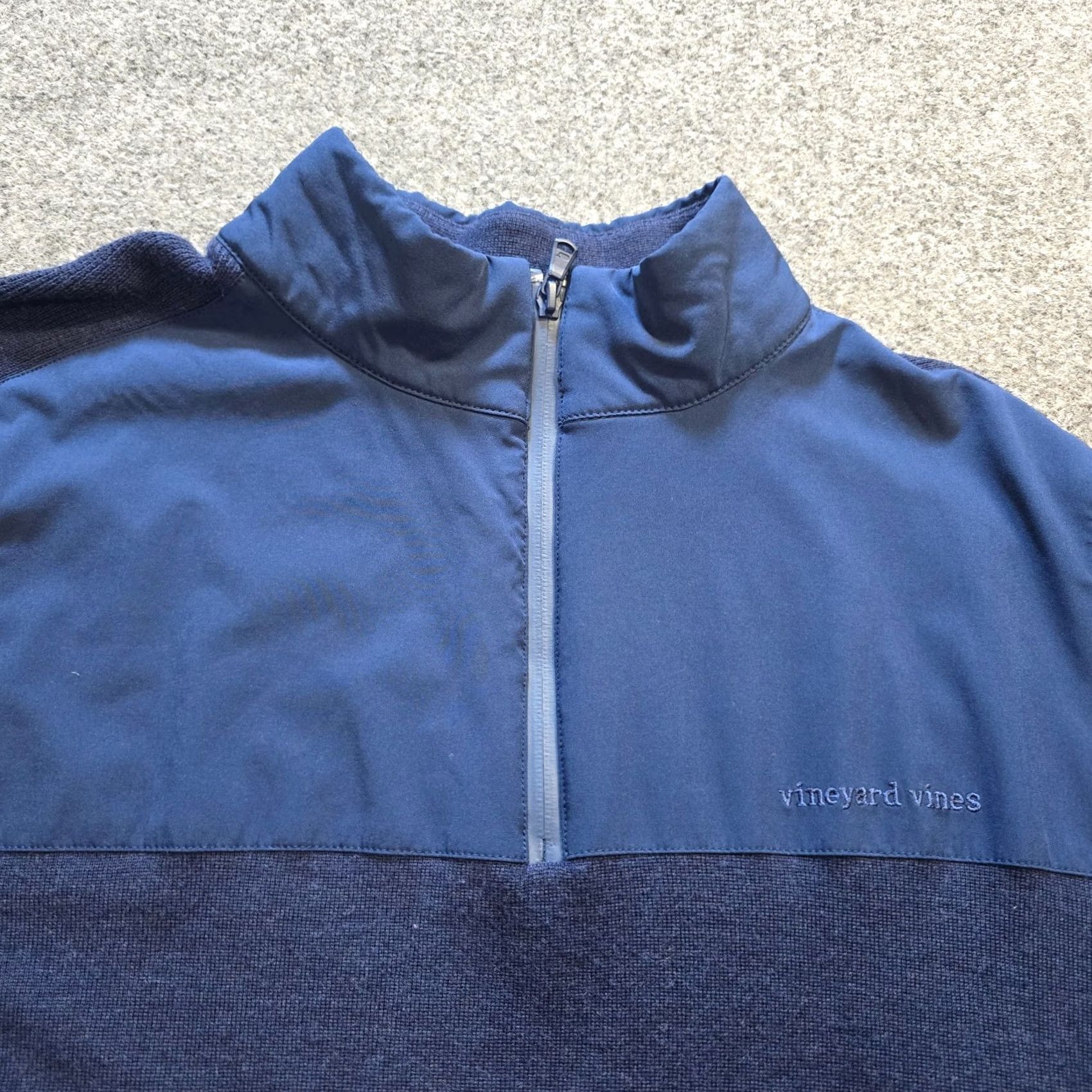 Vineyard Vines Vineyard Vines Sweater Mens Large Blue 1/4 Zip Merino Wool Knit Capsule Preppy Size US L / EU 52-54 / 3 - 2 Thumbnail
