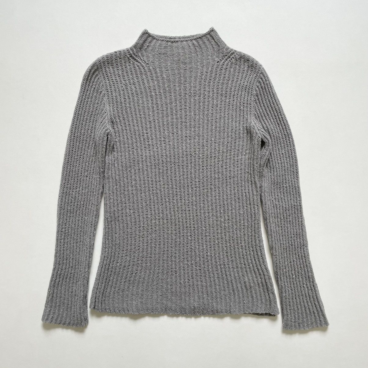 Dries Van Noten A/W 23 ‘Cobweb Weave’ Gray Sweater Size US M / EU 48-50 / 2 - 1 Thumbnail