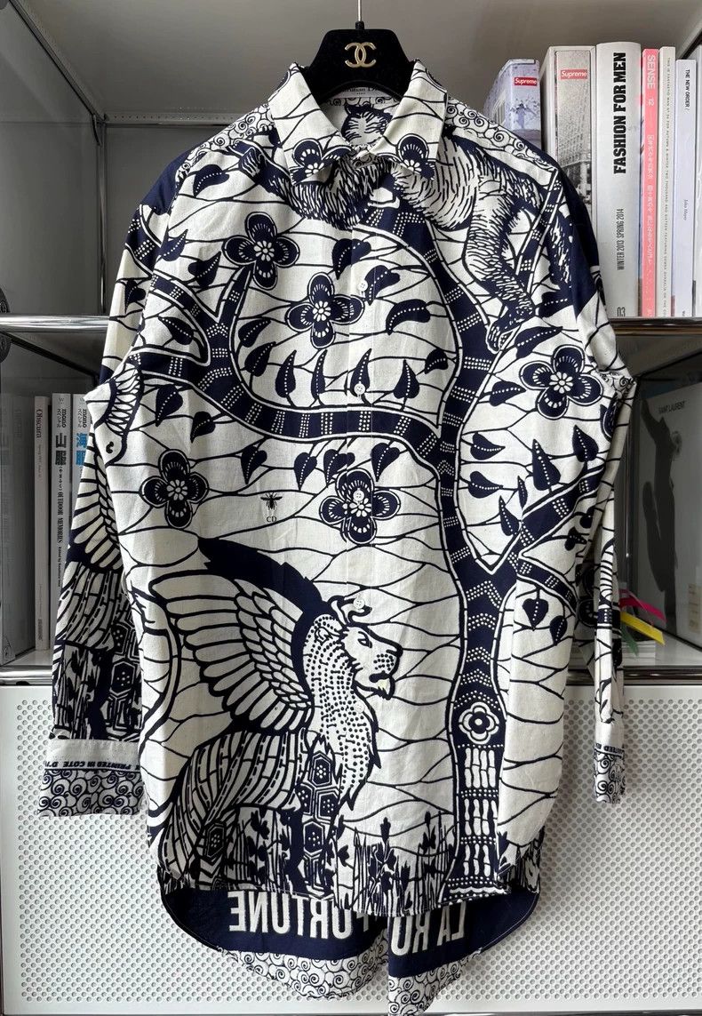 Dior Dior Sphinx tie-dyed printed shirt jacket Size XS / US 0-2 / IT 36-38 - 1 Thumbnail