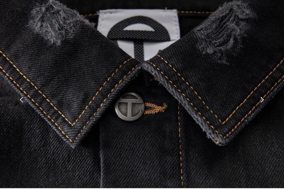 Telfar Telfar Detachable Jean Jacket - Distressed Black Size XS / US 0-2 / IT 36-38 - 5 Thumbnail
