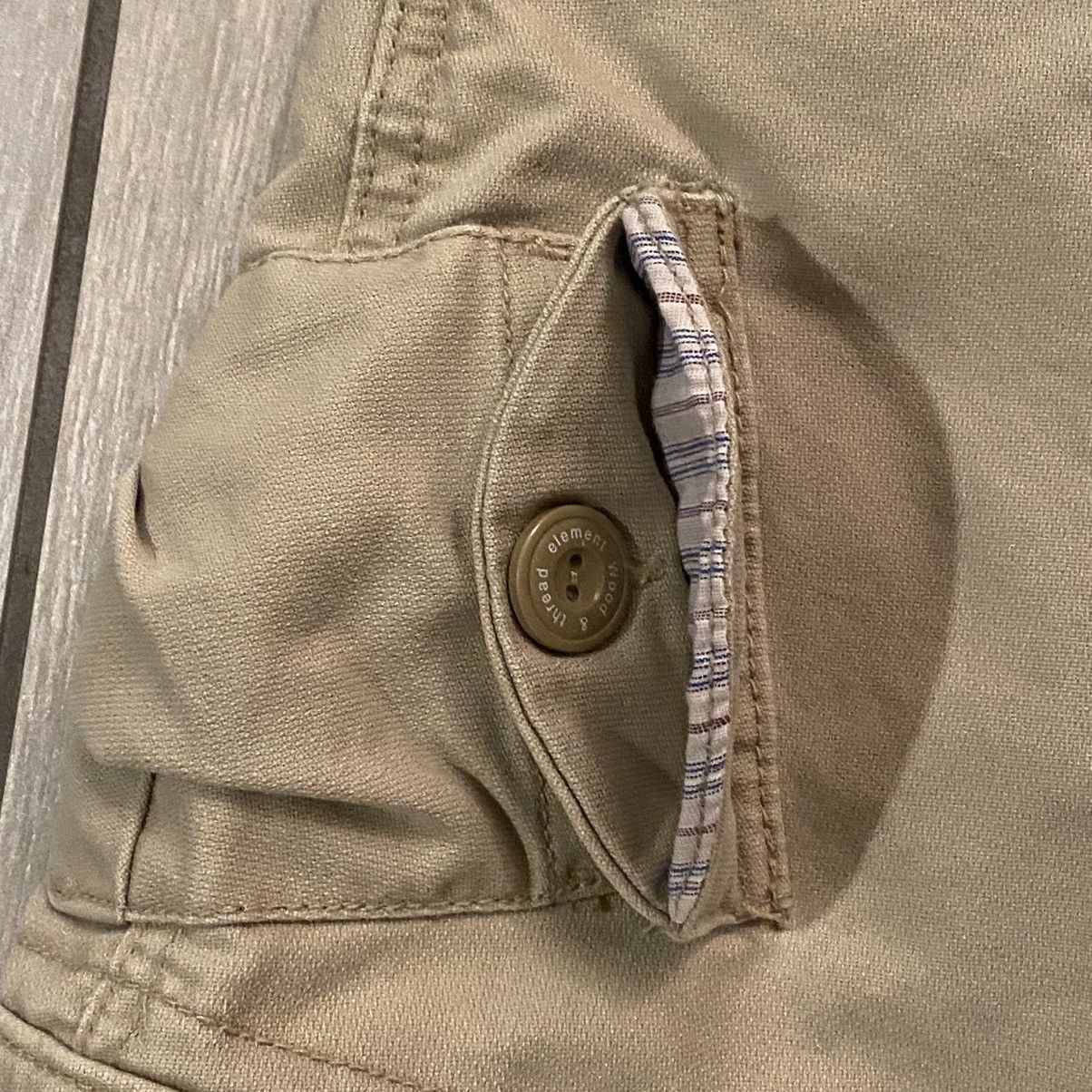 Element × JNCO × Southpole Vintage Y2K Earth Tone Tan Element Baggy Cargo Shorts 38 Size US 38 / EU 54 - 16 Thumbnail