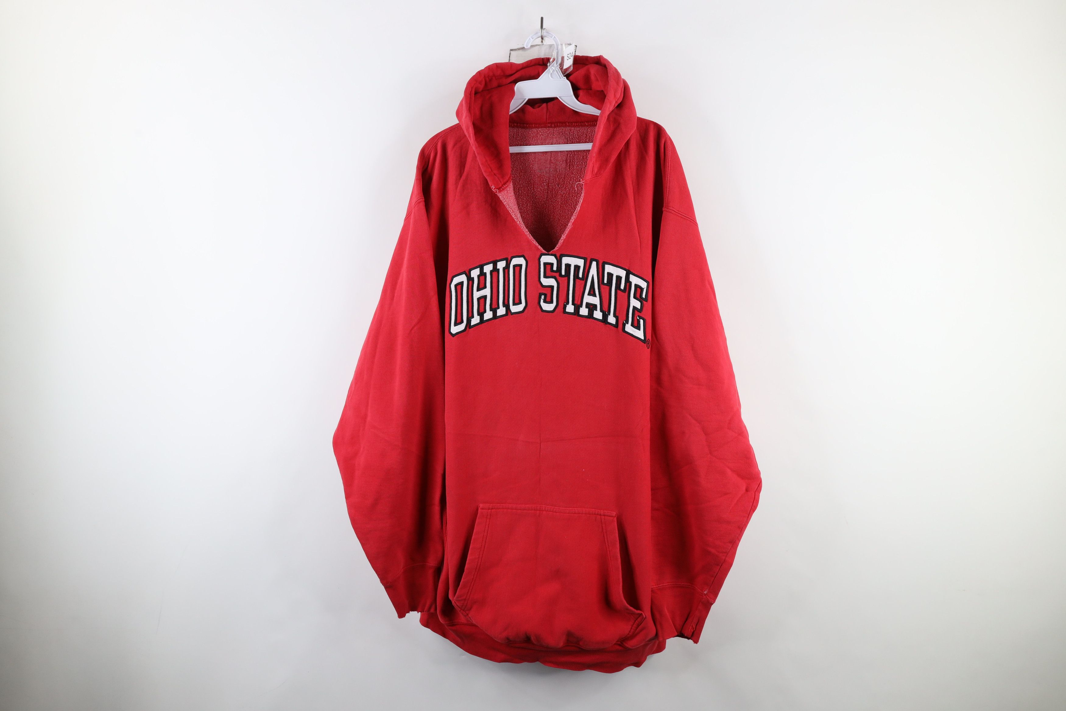 Vintage Vintage 90s Heavyweight Ohio State University Hoodie Size US XXL / EU 58 / 5 - 1 Thumbnail