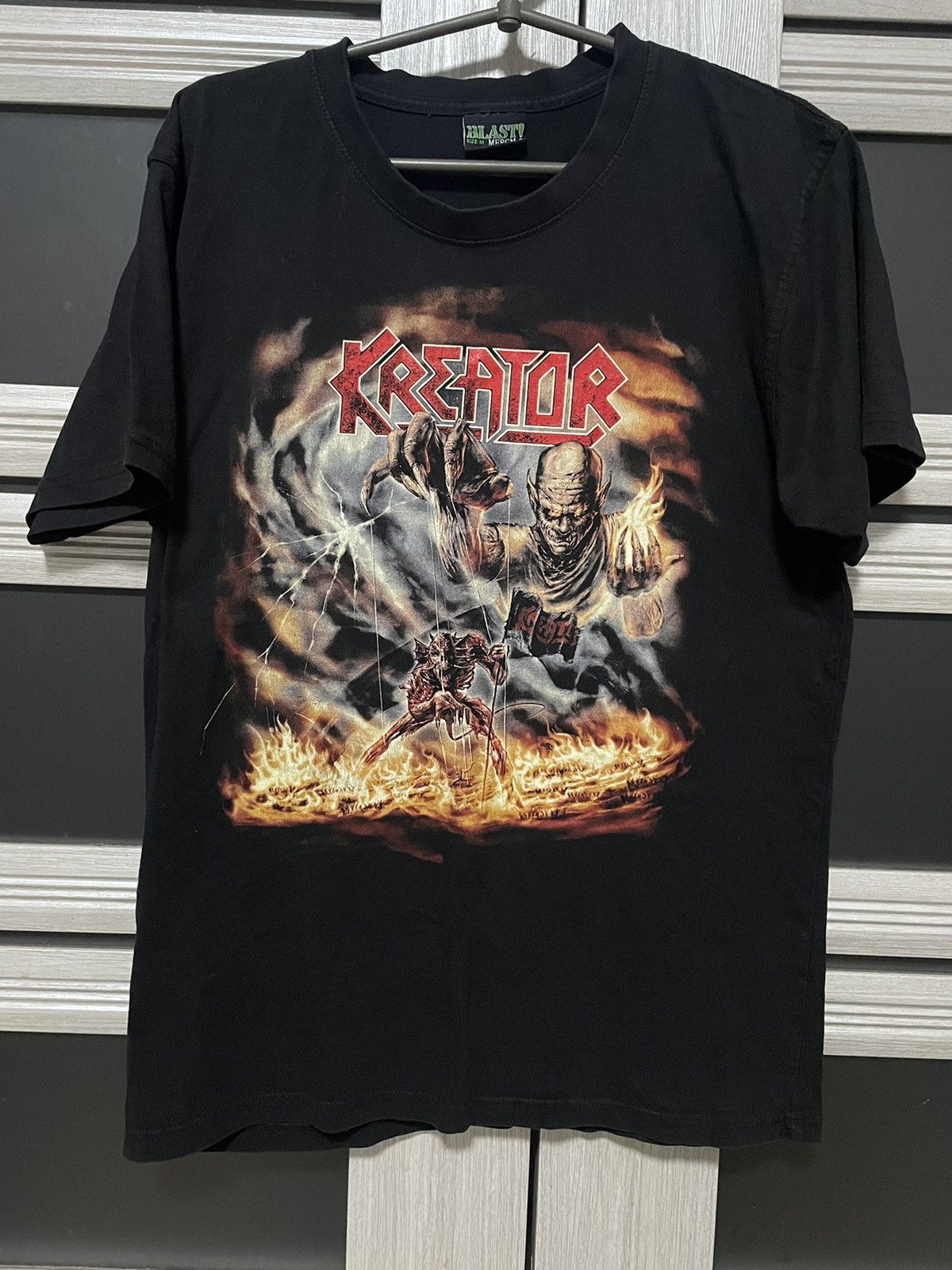 Band Tees × Vintage Kreator Our Tribute T Shirt Band Punk Metal Tee Vintage Size US M / EU 48-50 / 2 - 1 Thumbnail