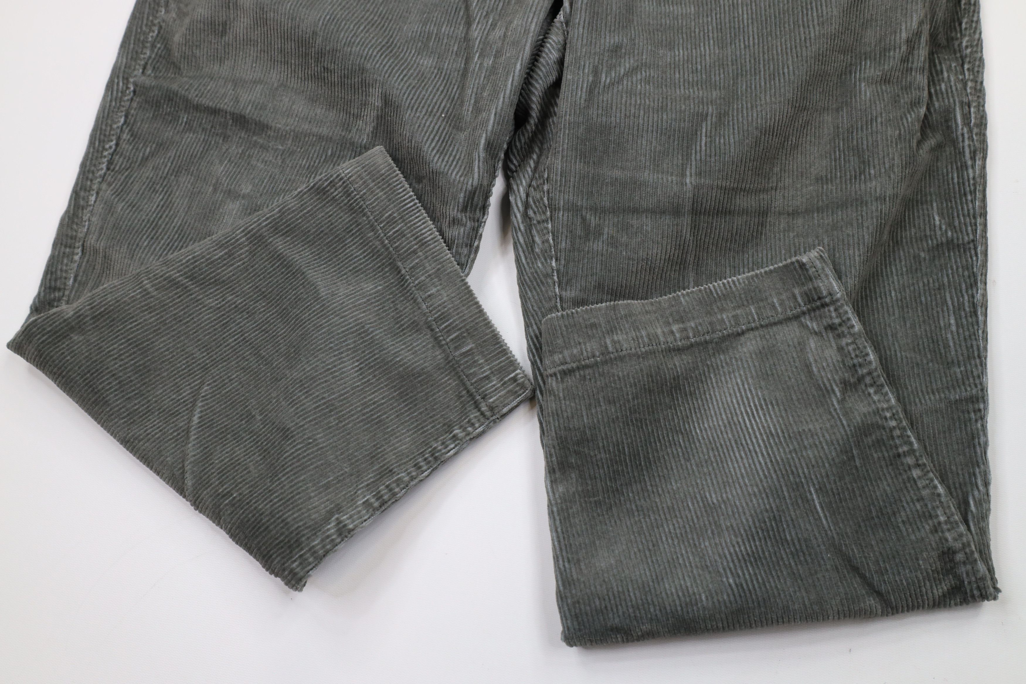Gap × Vintage Vintage Y2K Gap Pleated High Rise Tapered Leg Corduroy Pants Size 26" / US 2 / IT 38 - 5 Thumbnail