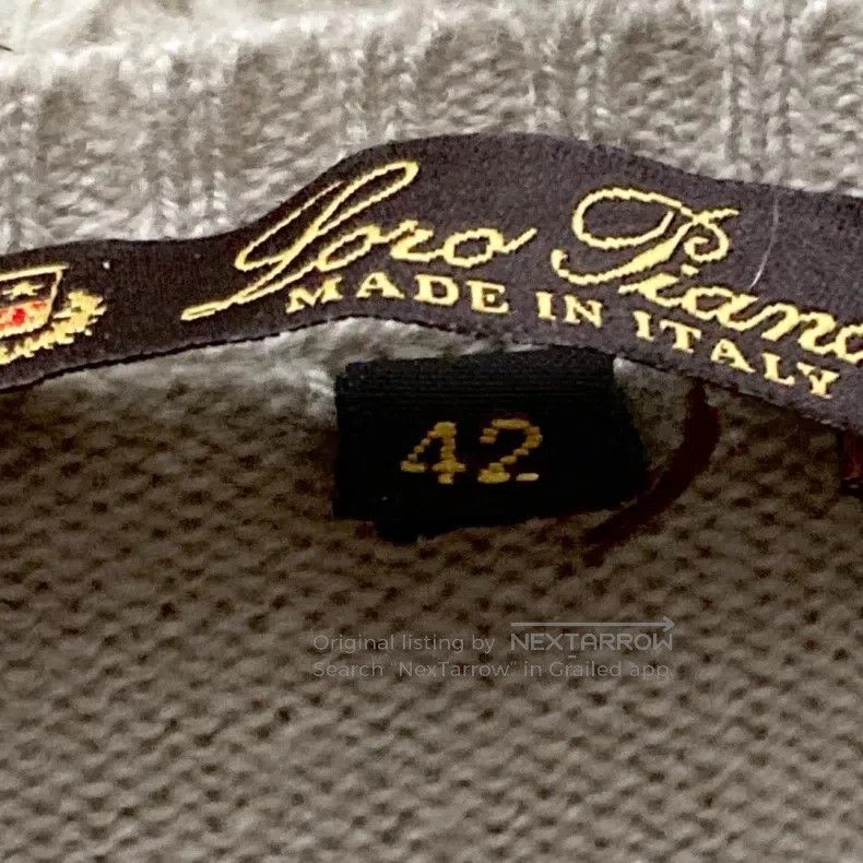 Loro Piana Loro Piana V-neck Pure Cashmere Knit Sweater Size S / US 4 / IT 40 - 6 Thumbnail