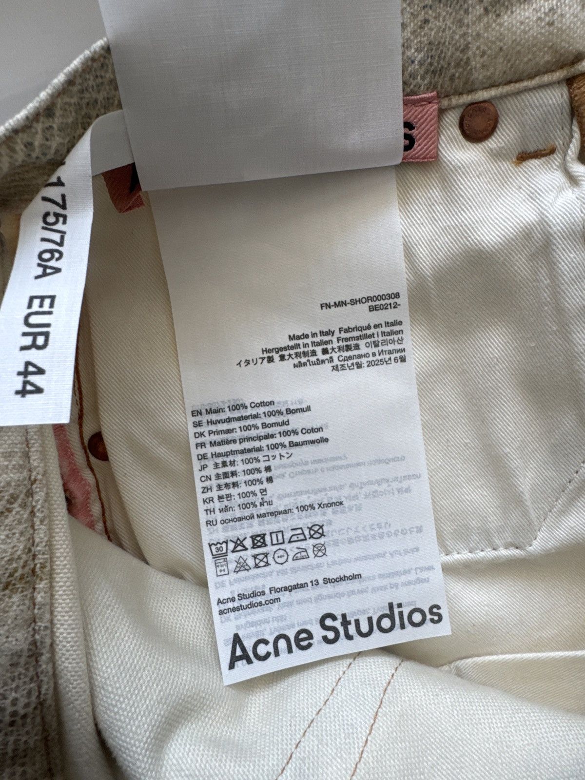 Acne Studios Acne Studios Trompe L’oeil Shorts Size US 34 / EU 50 - 8 Thumbnail