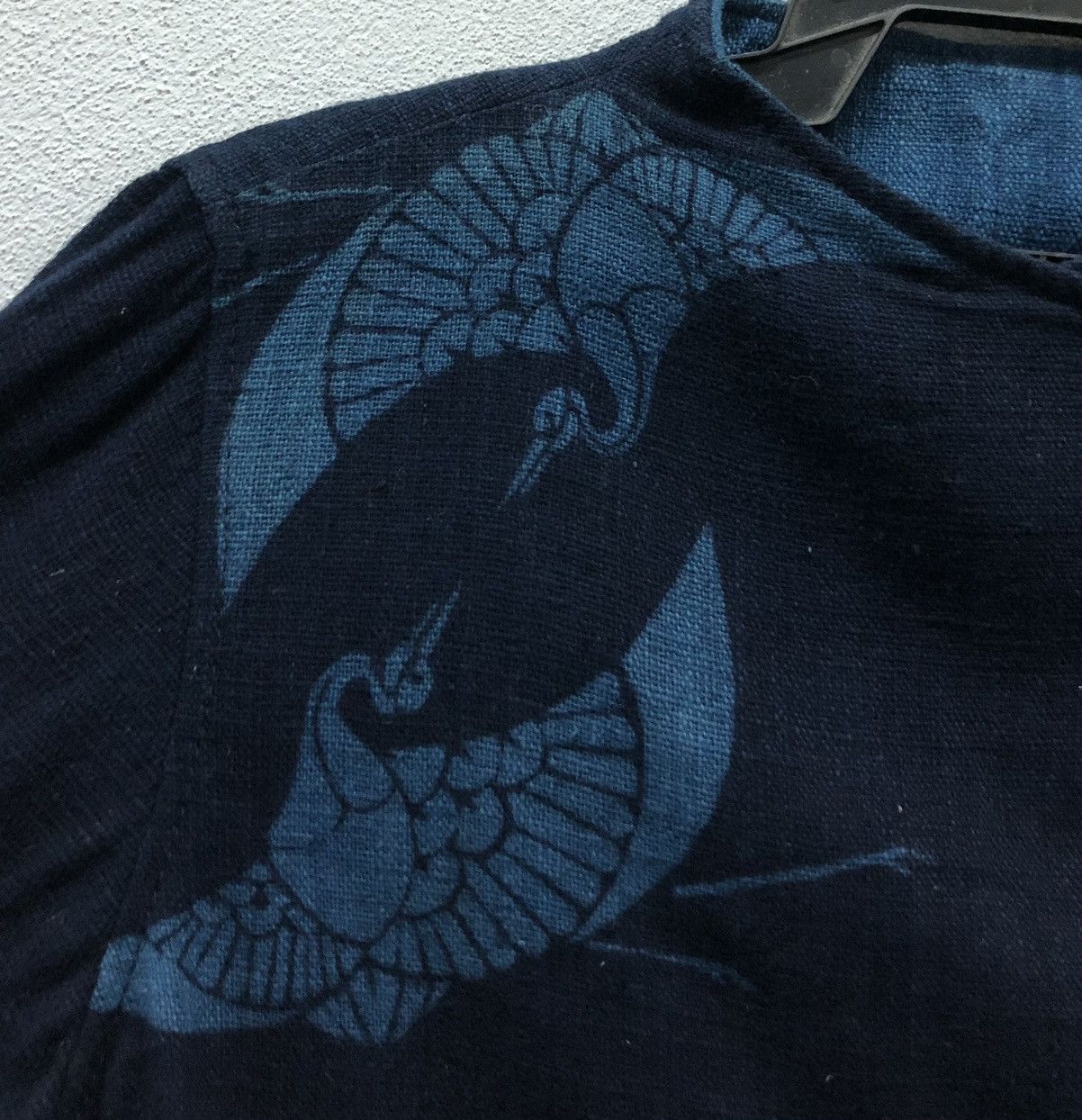 Indigo Loco Blue Works Indigo Dyed Crane Jacket Natural Indigo Size L / US 10 / IT 46 - 4 Thumbnail