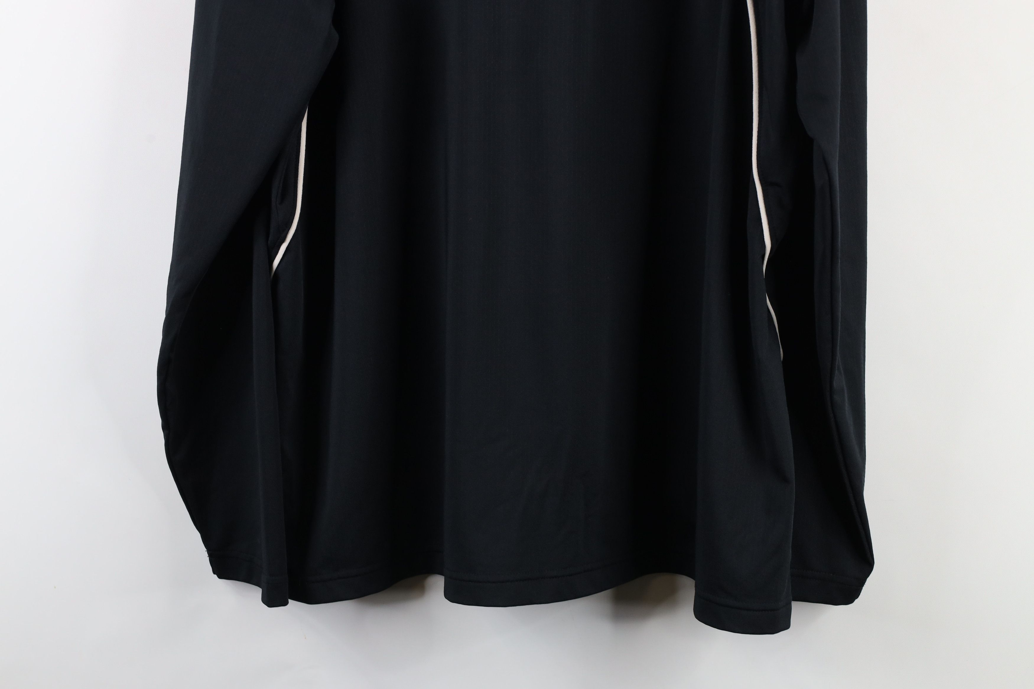 Nike × Vintage Nike Ohio State University Hockey Half Zip Polo Black Size US M / EU 48-50 / 2 - 12 Thumbnail