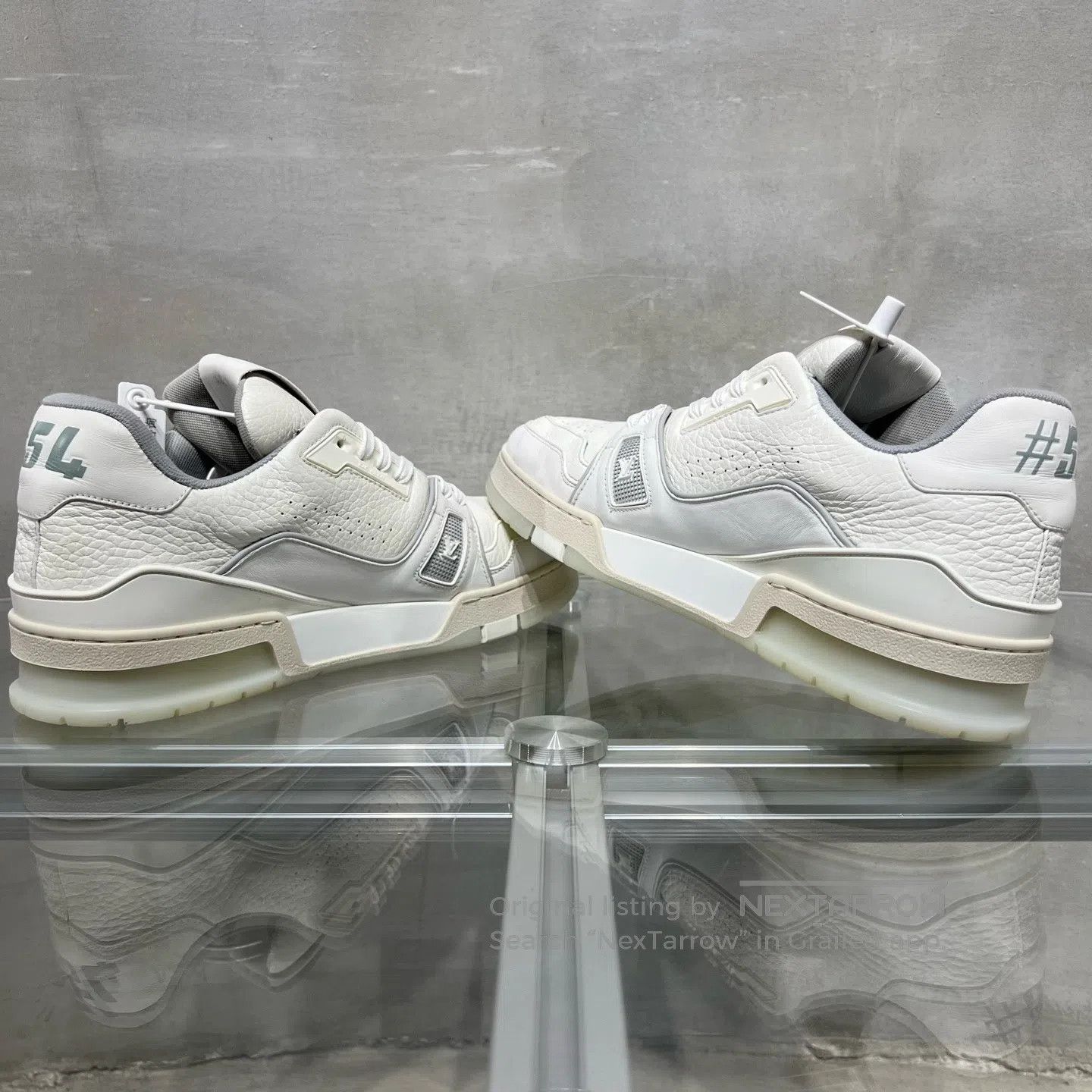 Louis Vuitton Louis Vuitton Trainer White Cement shoes Size US 8.5 / EU 41-42 - 5 Thumbnail