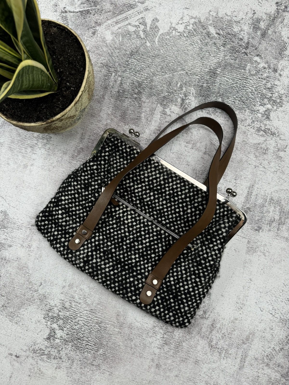Marni Vintage 90S Tweed Marni Luxury Made in Italy Bag Size ONE SIZE - 4 Thumbnail