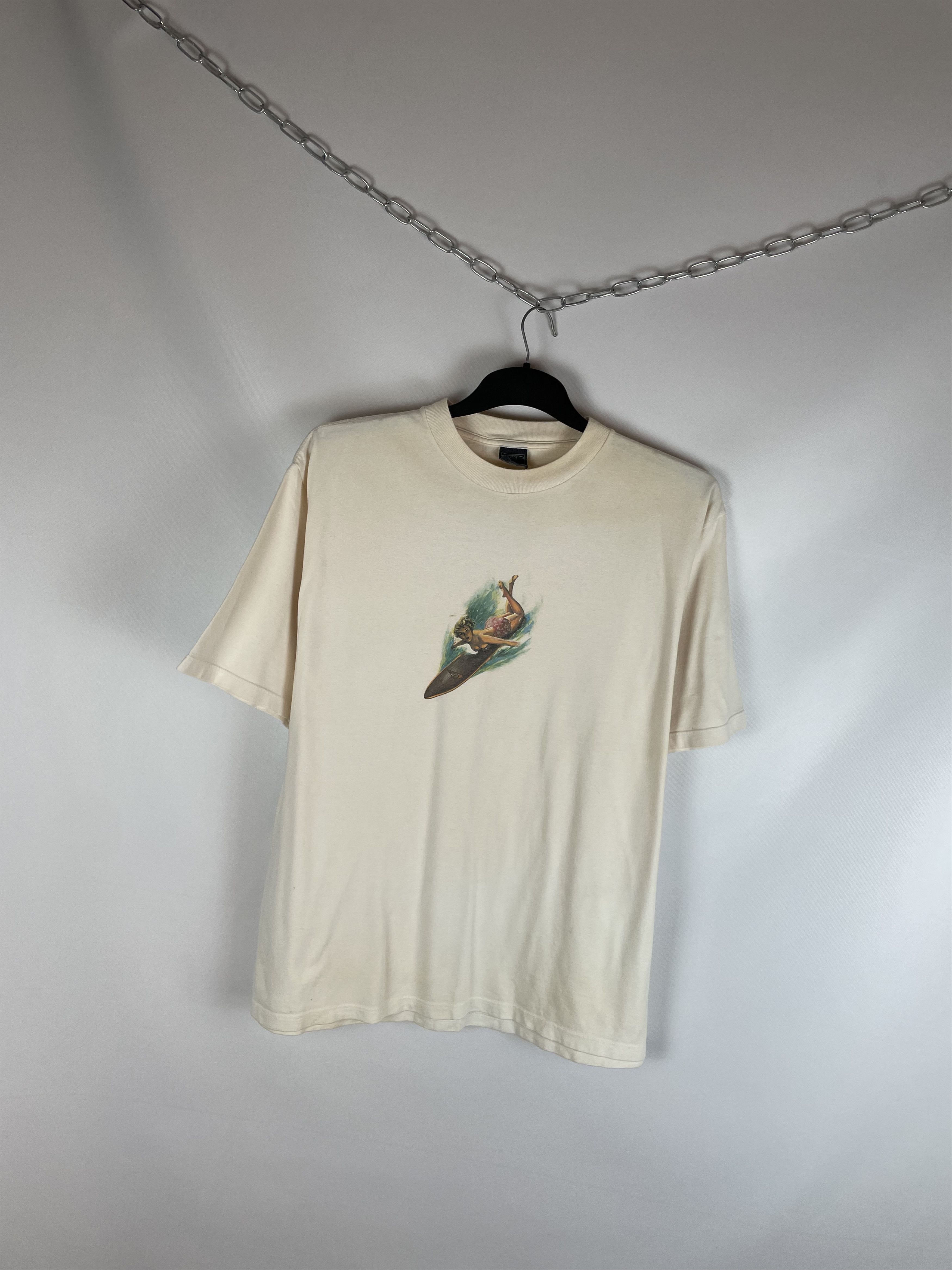 Quiksilver Vintage 90s Surf Quicksilver Big Logo Tee Size US L / EU 52-54 / 3 - 2 Thumbnail