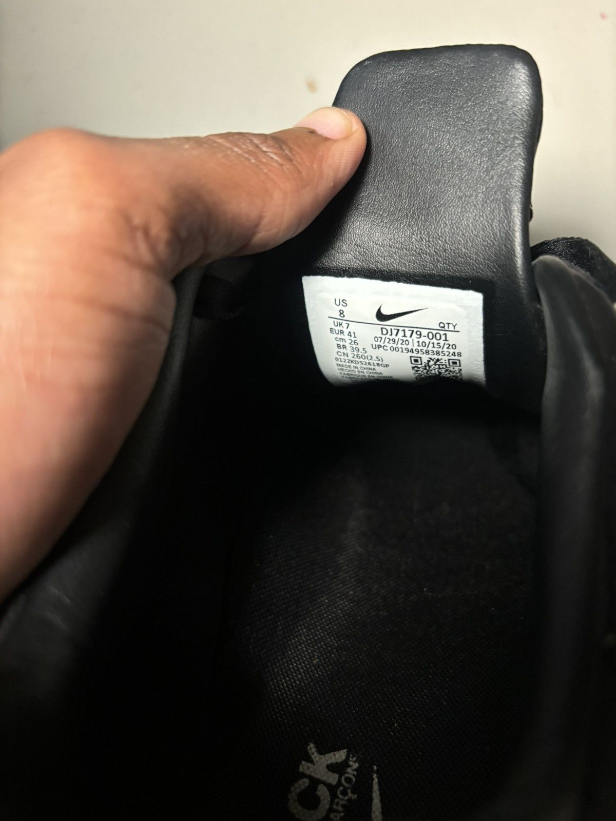 Comme des Garcons Comme Des Garçons x Nike Air Zoom CDG Black Sneakers Size US 8 / EU 41 - 6 Thumbnail