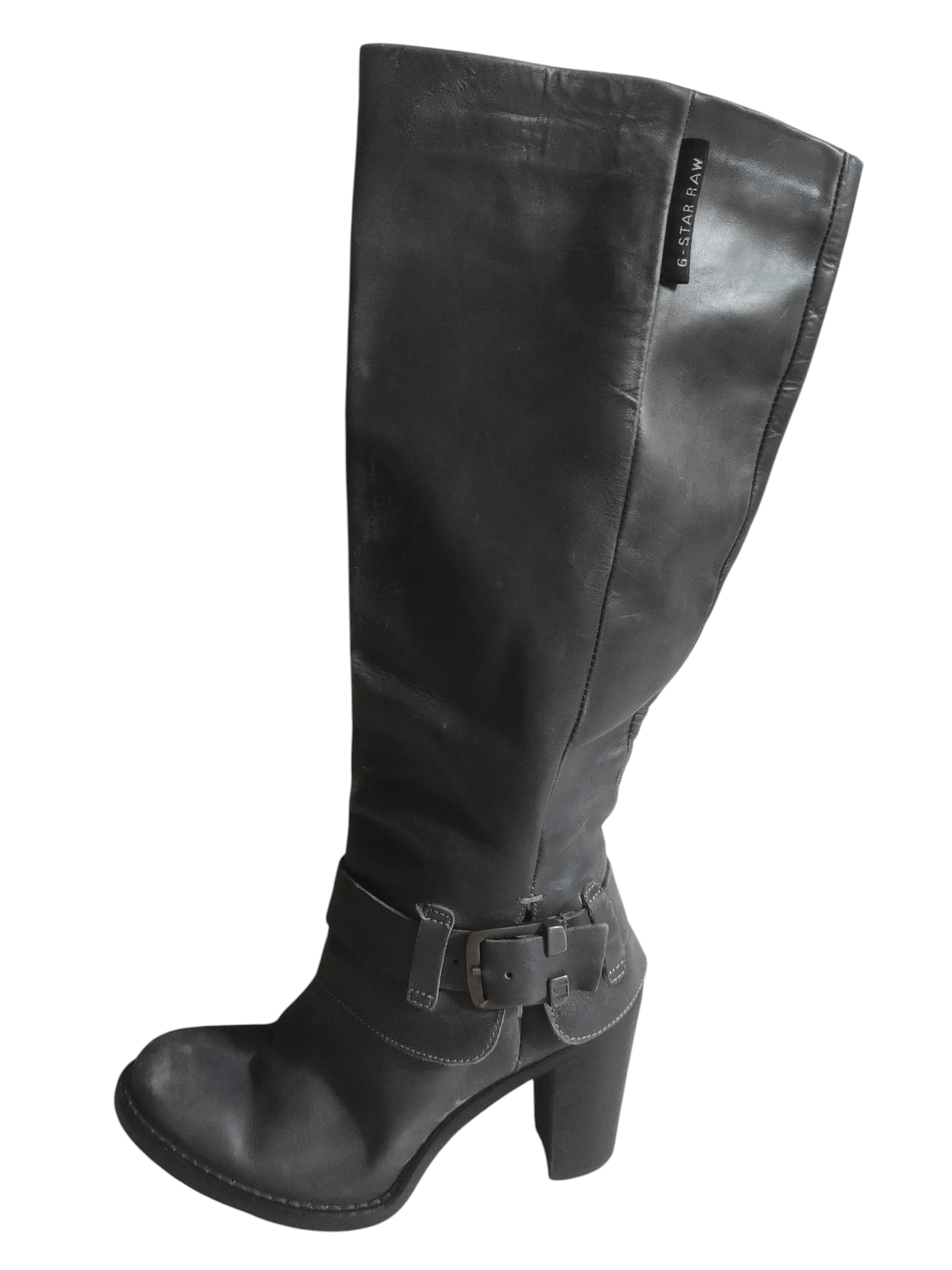 G-Star G Star Raw Footwear Leather Knee High Boot Made Italy Size US 6 / IT 36 - 7 Thumbnail