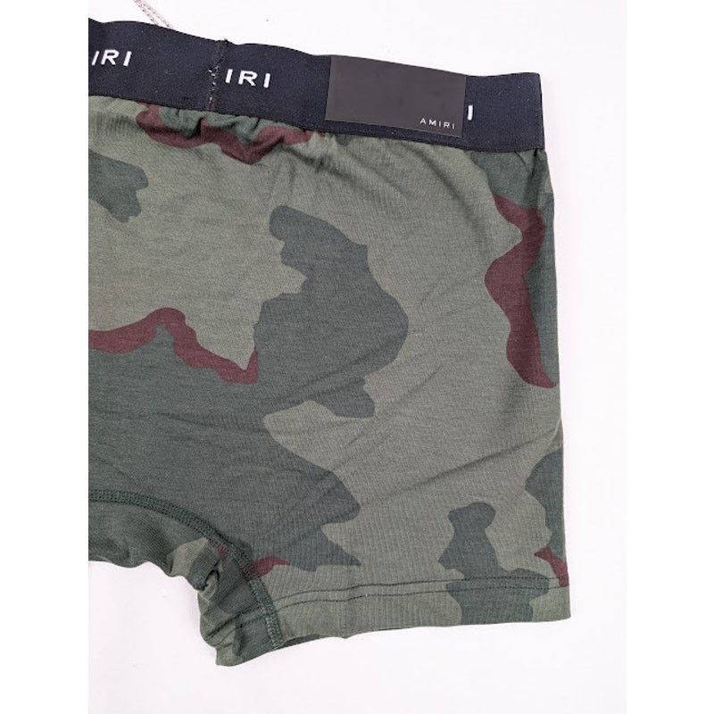 Amiri o1rshd1 Waistband Camo Boxer Short in Orange/Black Size US 34 / EU 50 - 12 Thumbnail