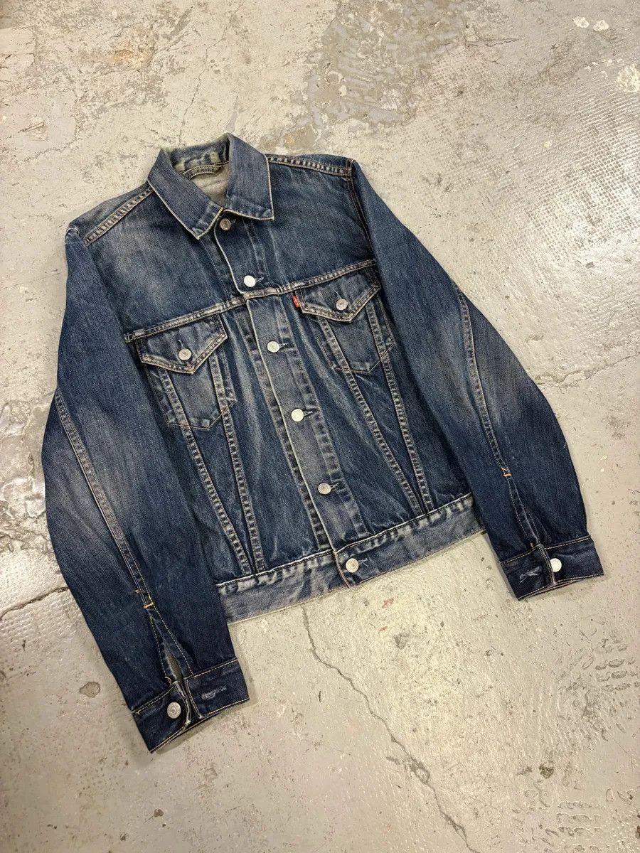 Levi's Levi’s Blue Brut Buttoned Denim Trucker Jacket Size US S / EU 44-46 / 1 - 4 Thumbnail
