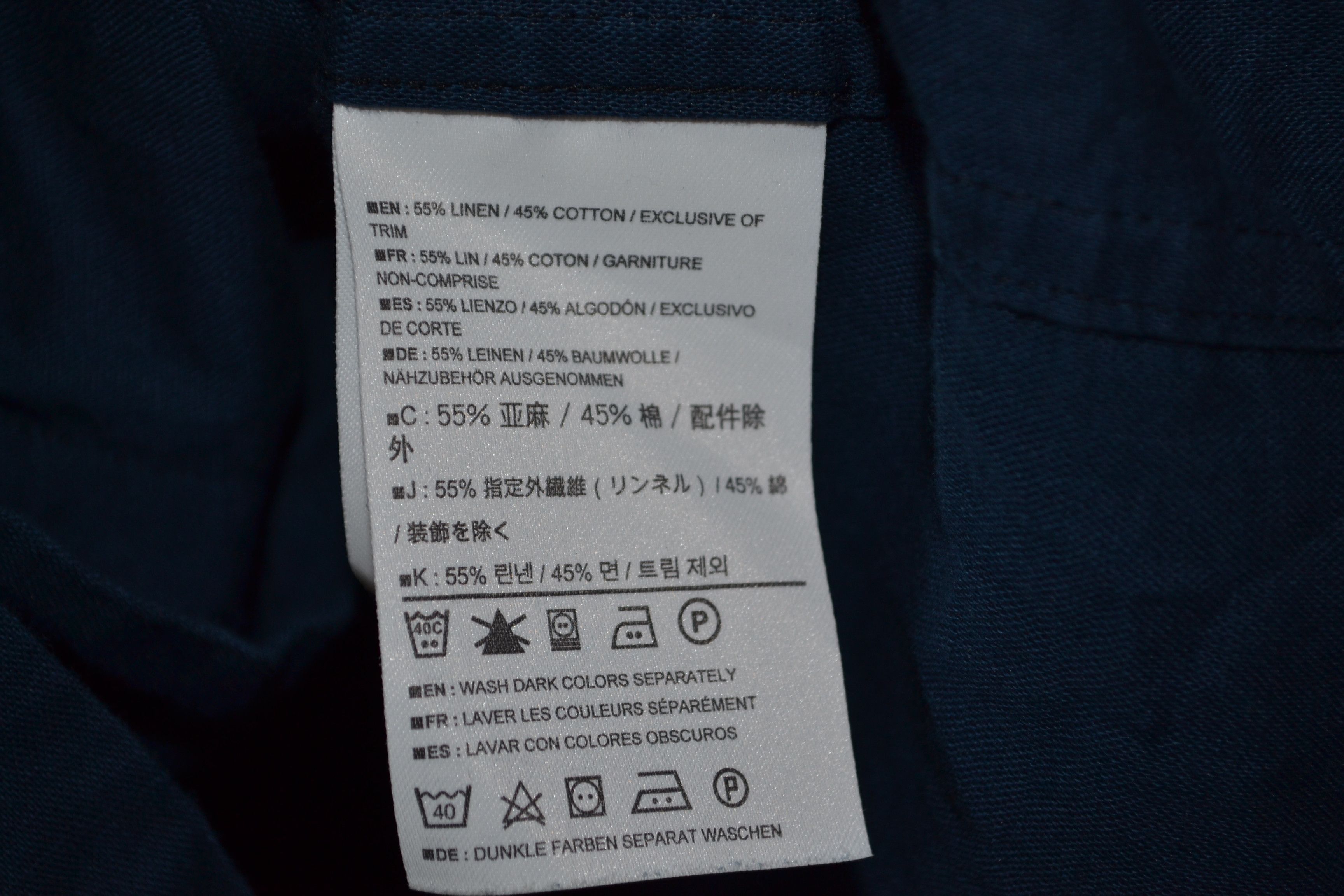 Arc'teryx Arc'teryx Ravelin SS Linen Cotton XL Shirt Blue Size US XL / EU 56 / 4 - 6 Thumbnail