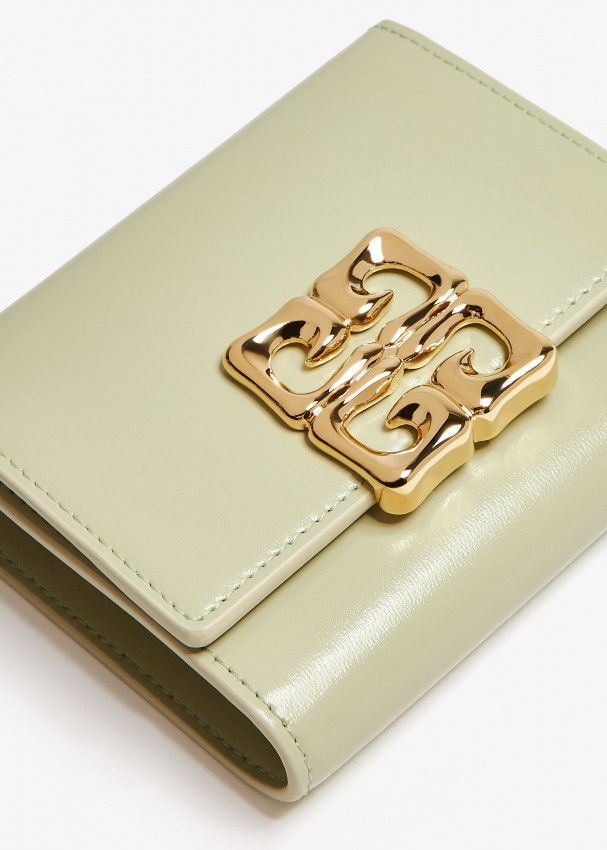 Givenchy o1srvl11e0325 Size: OS / 4G Liquid Trifold Wallet in Green Size ONE SIZE - 2 Thumbnail
