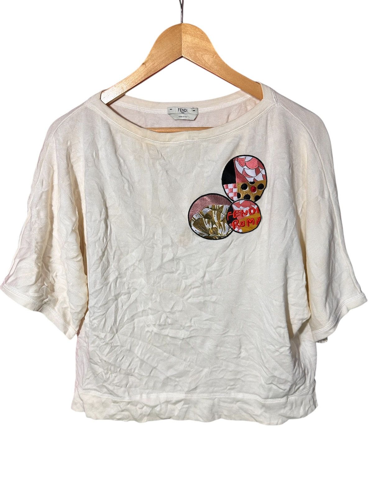 Fendi Fendi Crop Top shirt Size L / US 10 / IT 46 - 1 Thumbnail