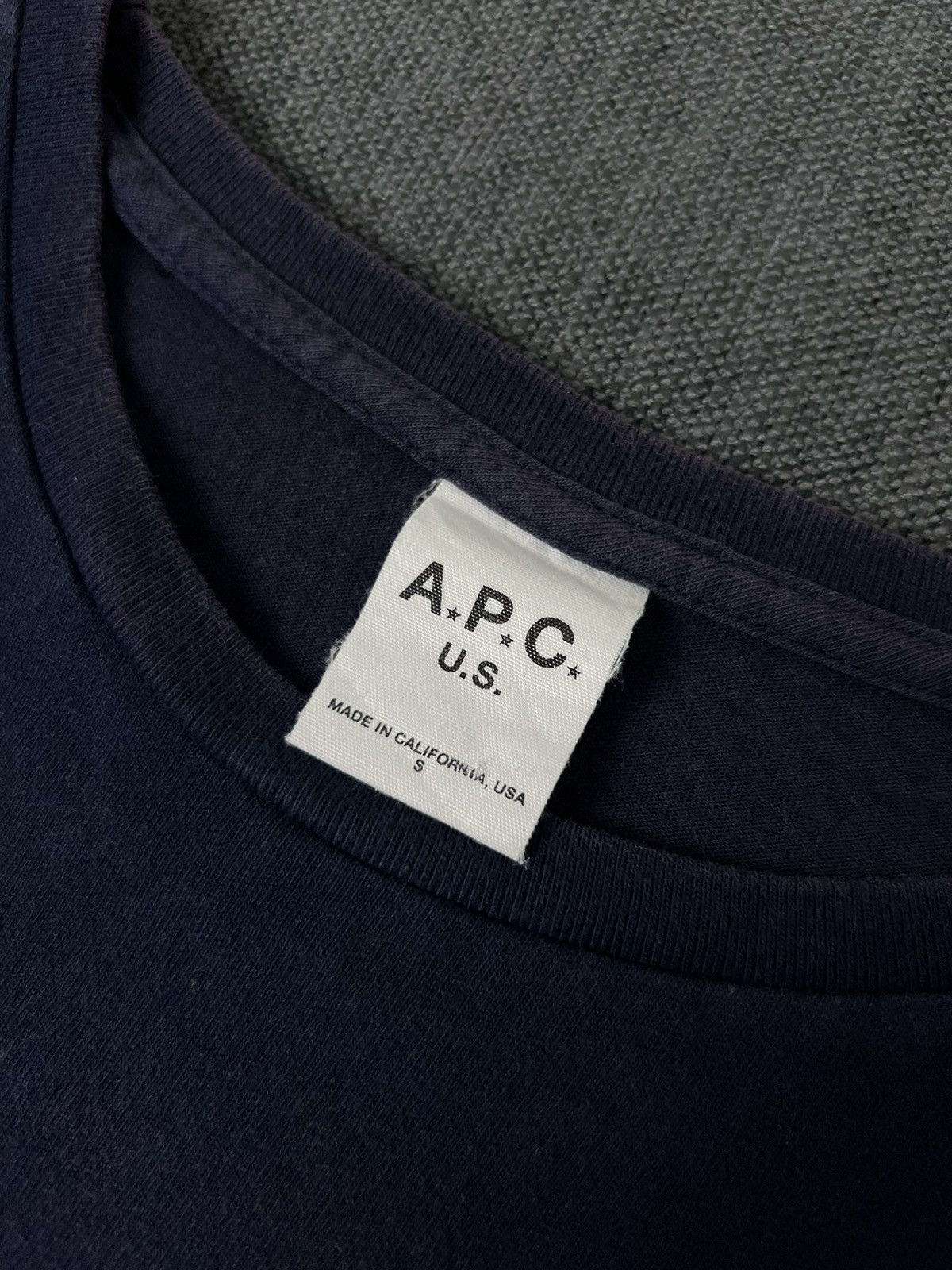 A.P.C. APC USA VINTAGE TEE Size US XL / EU 56 / 4 - 3 Thumbnail
