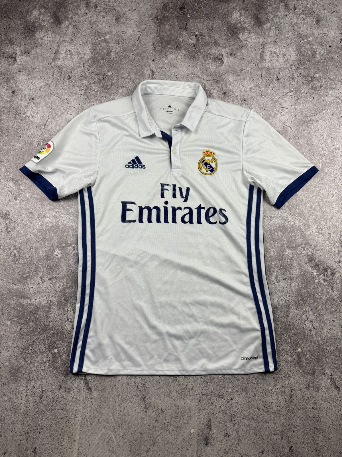 Adidas Adidas Real Madrid 2016-17 Home Soccer Football Jersey Shirt Size US S / EU 44-46 / 1 - 1 Thumbnail