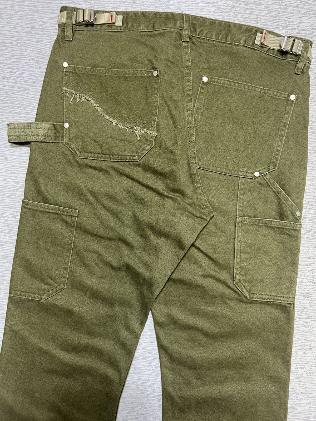 Vuja De Vuja De 004 Mori Distressed Double Knee Carpenter Pants Size US 34 / EU 50 - 11 Thumbnail