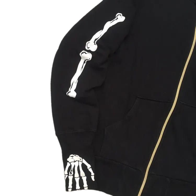 If Six Was Nine Dangerous Warning Skeleton Heart Ifsixwasnine Zip Hoodie Size US L / EU 52-54 / 3 - 4 Thumbnail