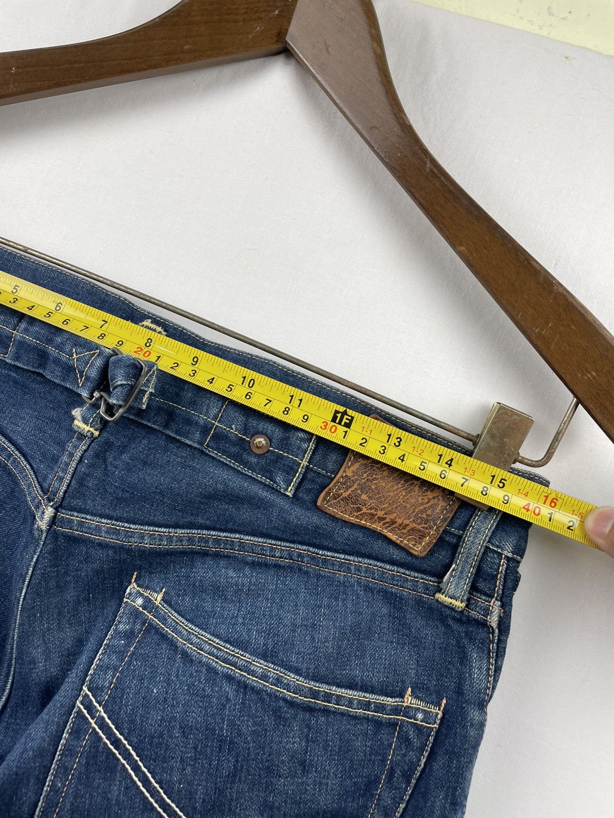 Japanese Brand Vintage Canton Overalls Denim Jeans Mase in Japan Size US 31 - 6 Thumbnail