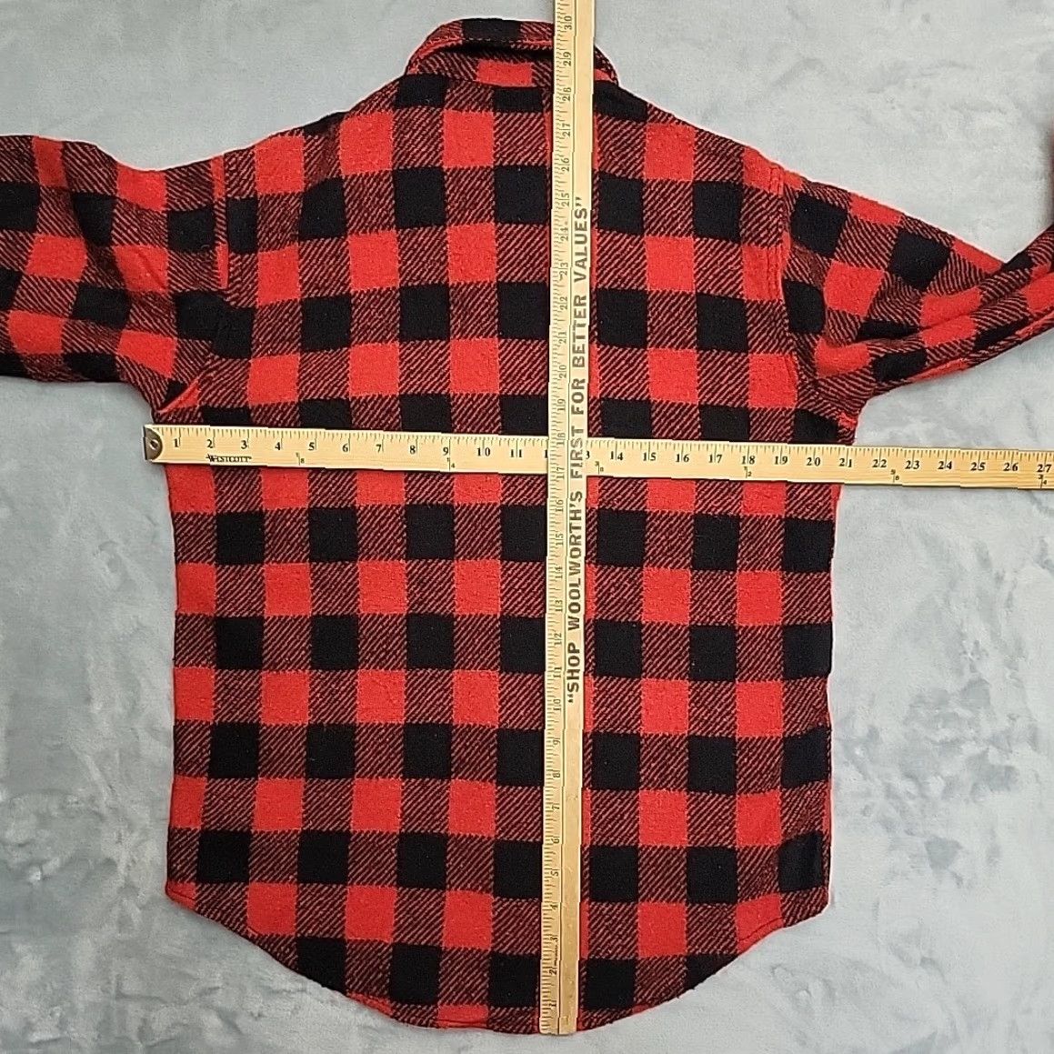 Vintage VINTAGE Melton Shirt Jacket Mens M Red Buffalo Plaid Wool Blend Outdoors Shirt Jacket Mens M Red Buffalo Plaid Wool Blend Outdoors Size US M / EU 48-50 / 2 - 6 Thumbnail