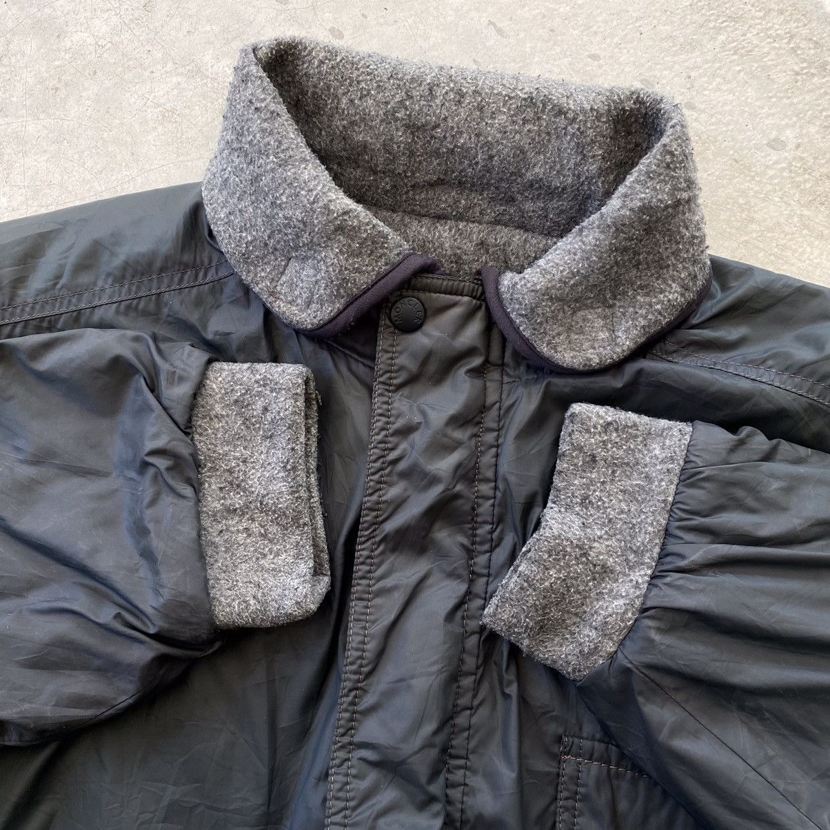 Moncler MONCLER Vintage Reversible Hidden Hoodie Jacket Size US S / EU 44-46 / 1 - 7 Thumbnail