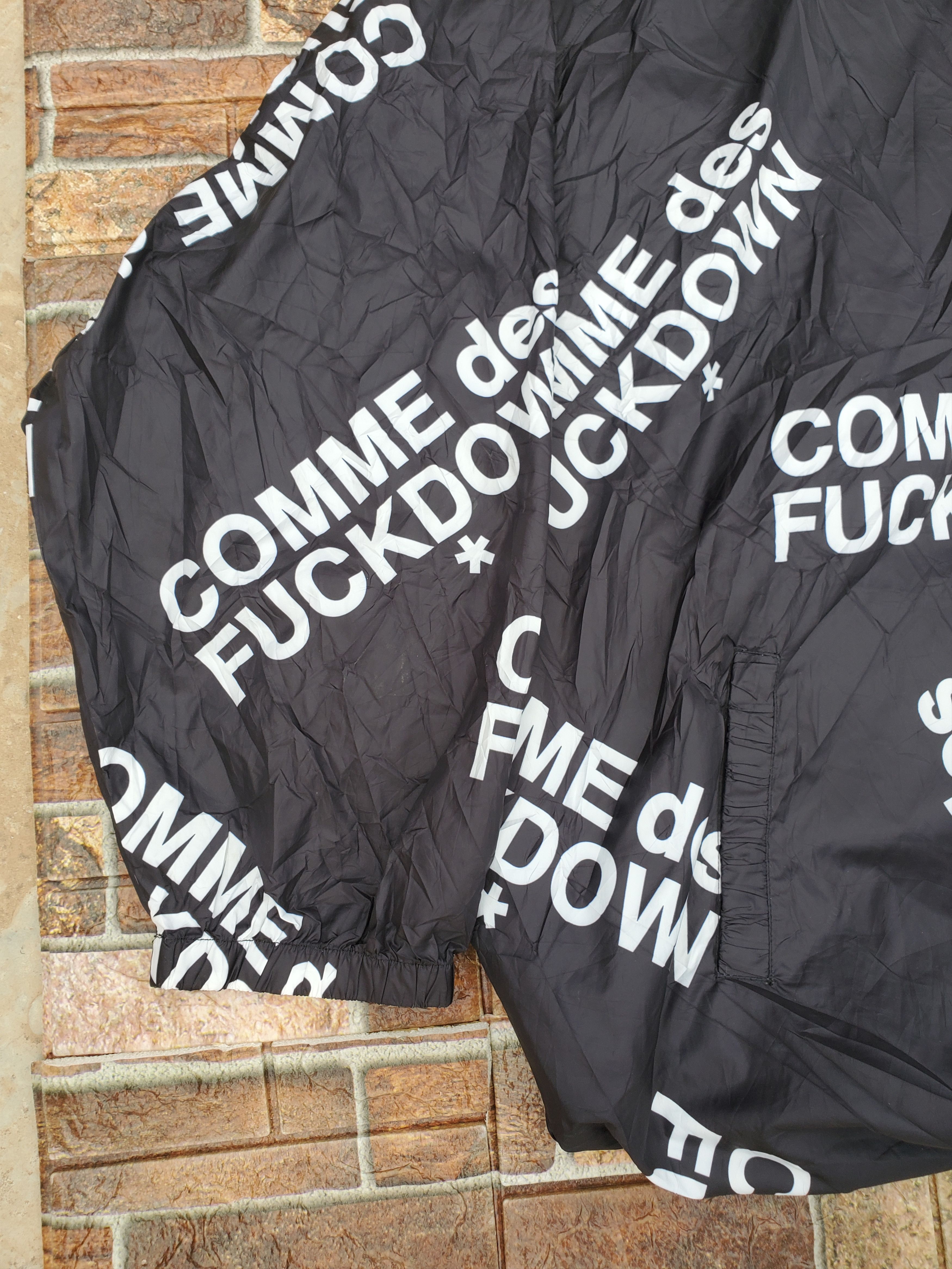 Japanese Brand Comme des Fuck Down windbreaker jacket Size US L / EU 52-54 / 3 - 6 Thumbnail