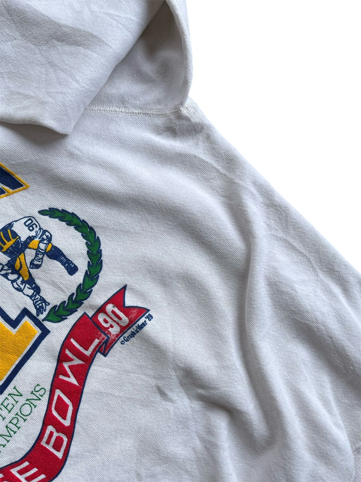 Vintage 1989 Michigan Rose Bowl Sweatshirt Size US XL / EU 56 / 4 - 4 Thumbnail