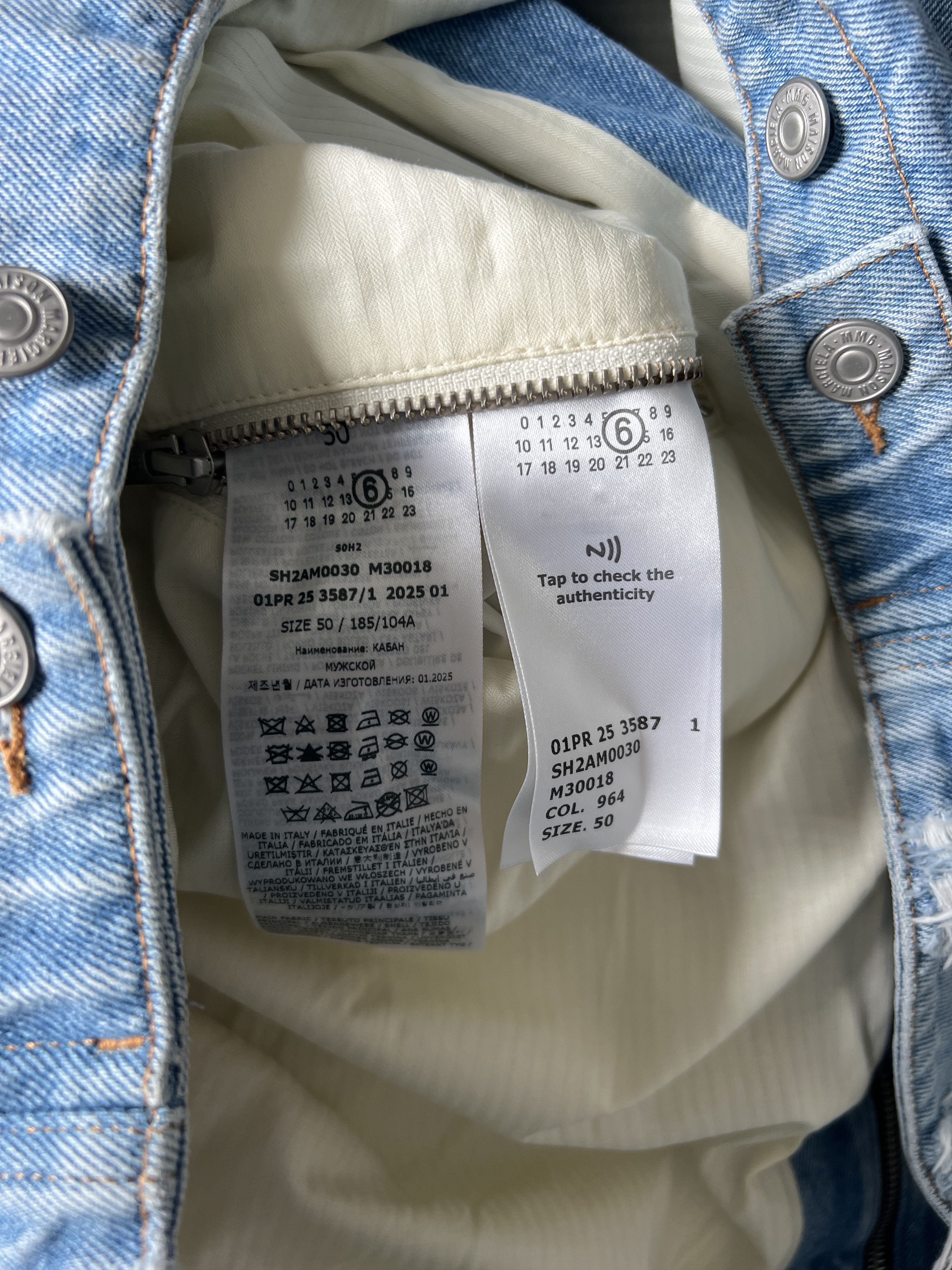 Maison Margiela MM6 Maison Margiela Distressed Denim Chore Jacket Size US M / EU 48-50 / 2 - 11 Thumbnail